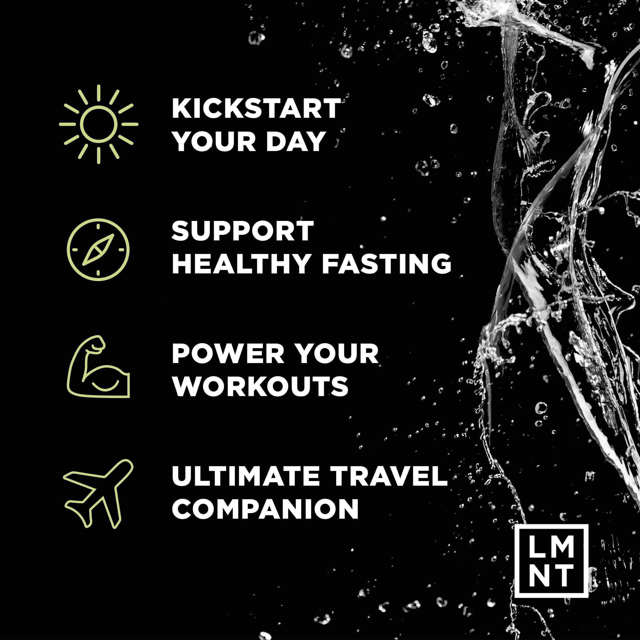 LMNT Zero-Sugar Electrolytes - Citrus Salt - Hydration Powder Packets | No Dodgy Ingredie
