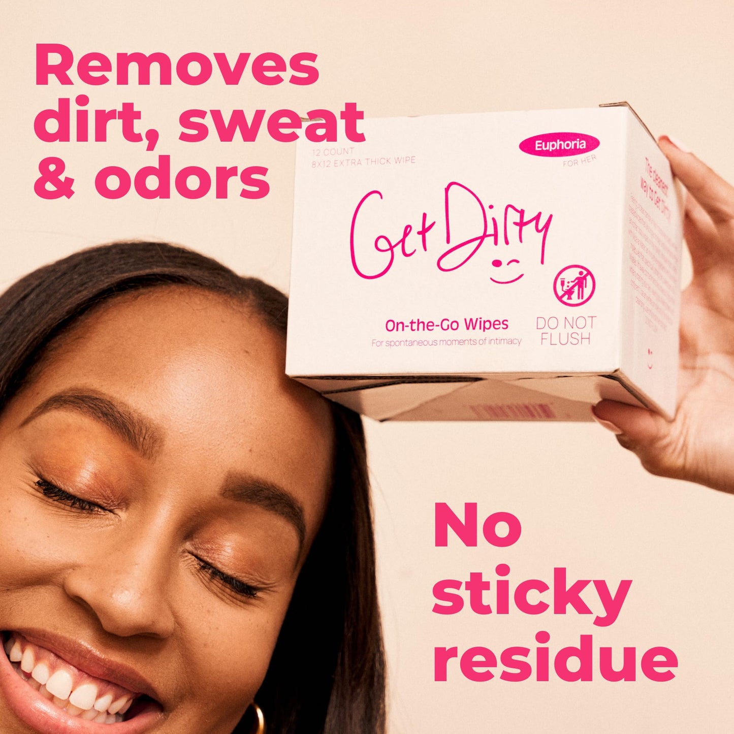 Get Dirty Wipes For Women - Easy, Discreet, Effective Intimate Wipes, Full Body Feminine Wipes