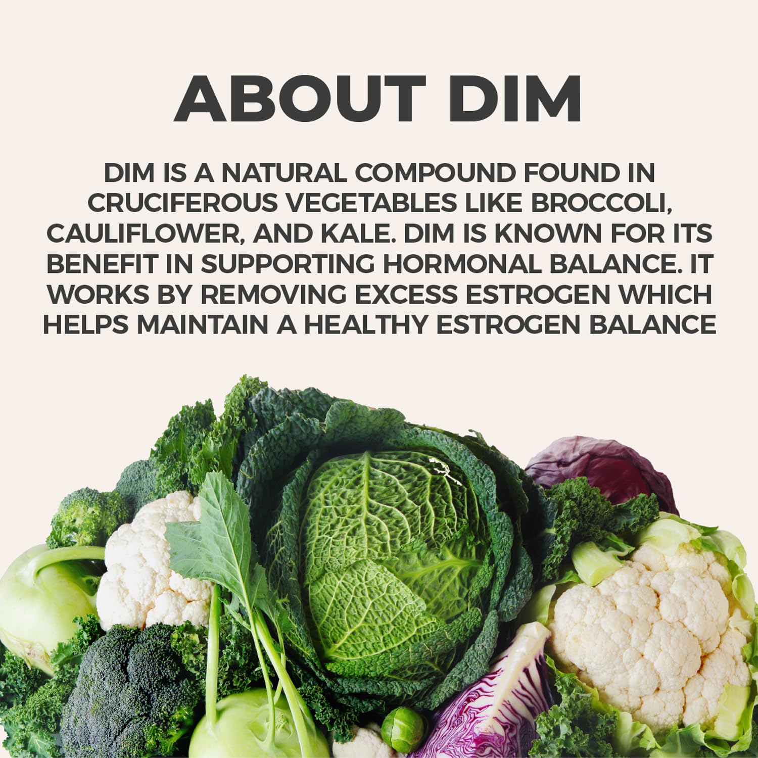 NewLife Naturals DIM Supplement 300mg for Women & Men - Hormonal Acne, Estrogen Balance Pills NewLife Naturals