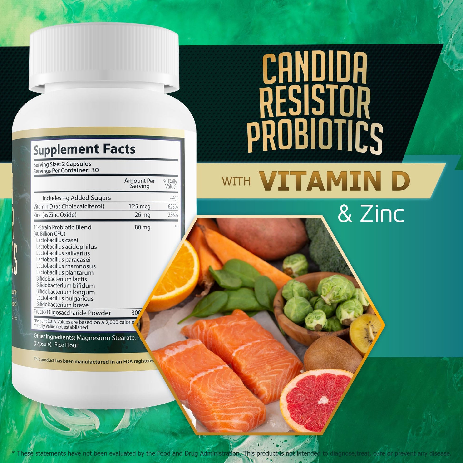 Candida Resistor Probiotics - Our Best Candida Support Capsules - Our Pills for Candida Happy Health Marketplace