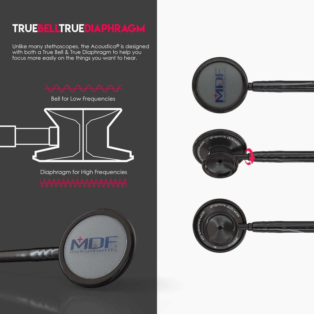 MDF Acoustica Lightweight Stethoscope for Doctors, Nurses, Students MDF Instruments