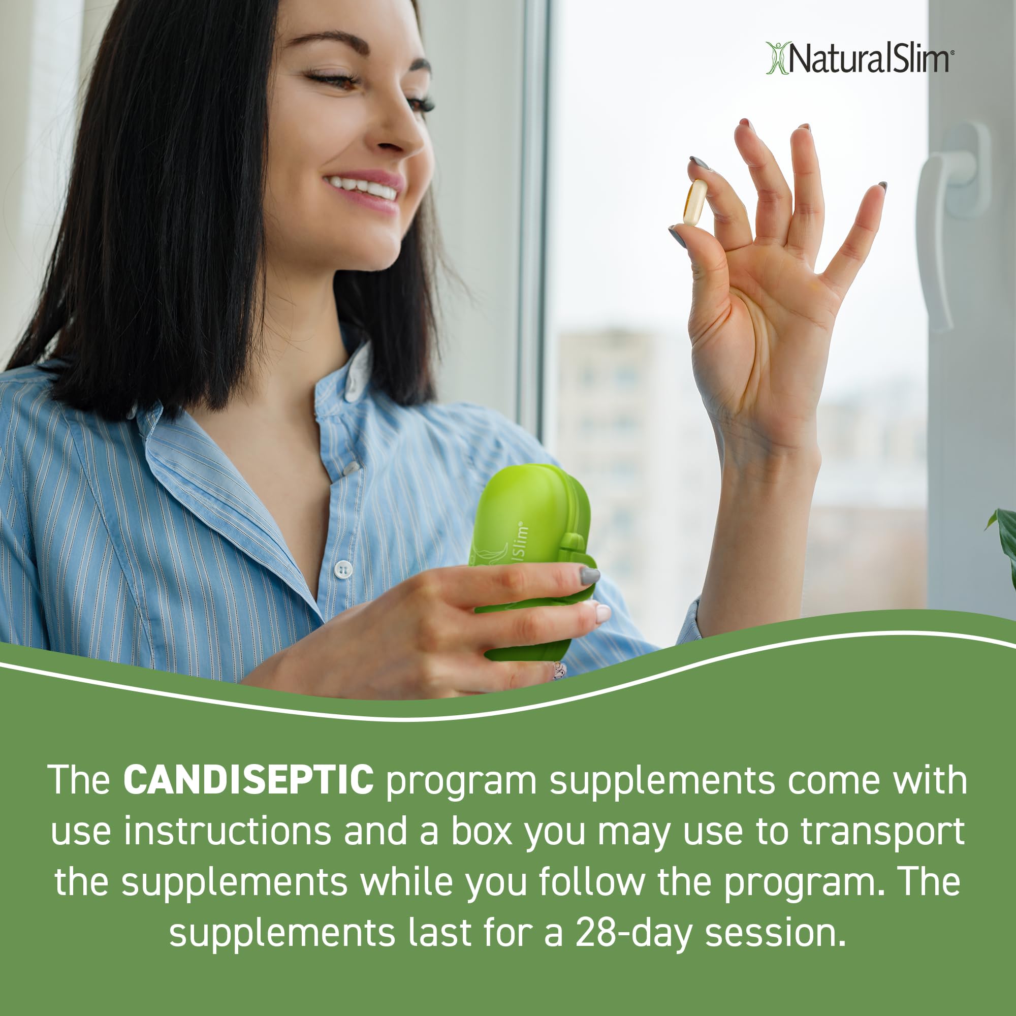 NaturalSlim Candiseptic Kit Capsules – Formulated by Frank Suarez (1 Pack) NaturalSlim