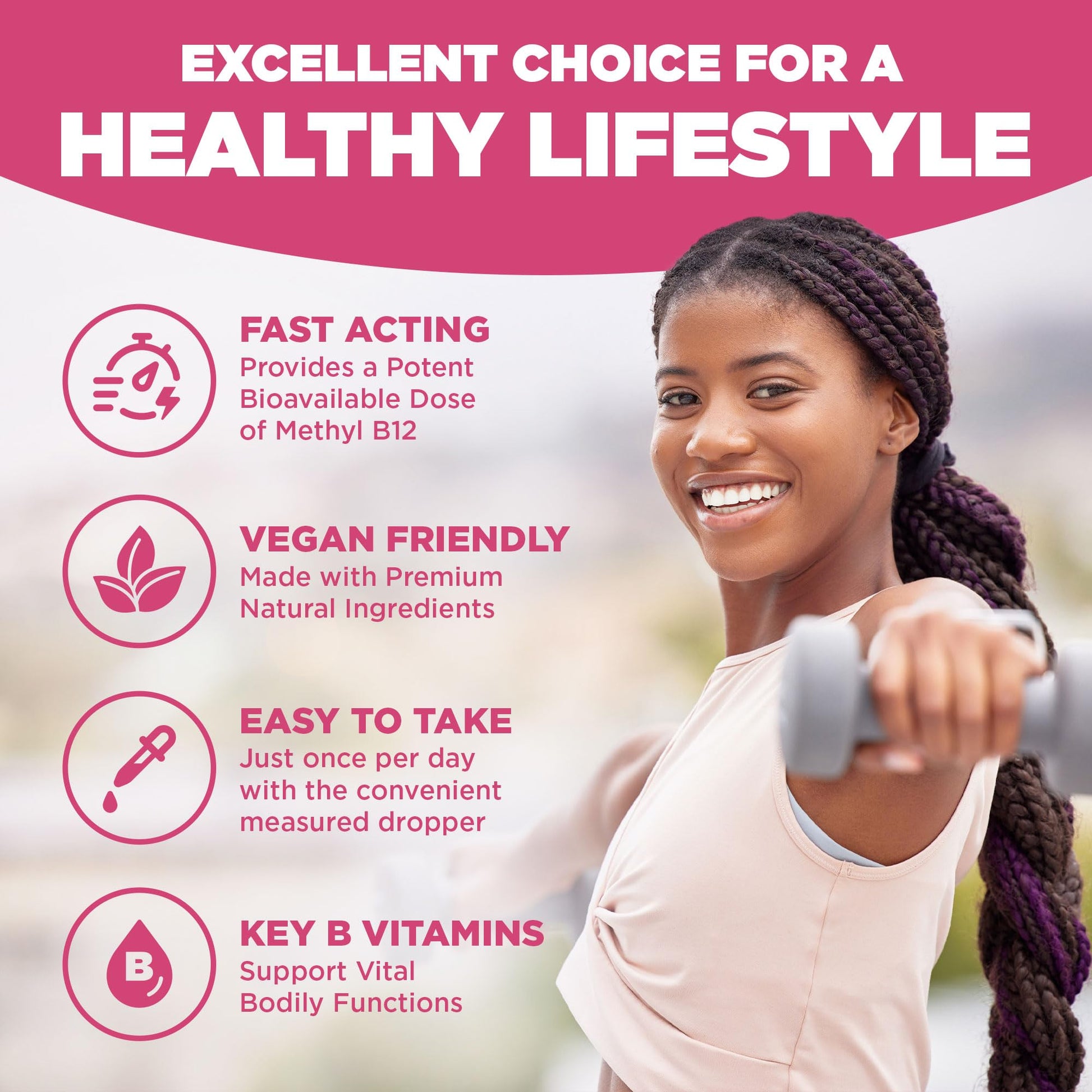 BioSource Labs Essential B Complex - Daily Vegan Vitamin B-Complex Sublingual Liquid BioSource Labs