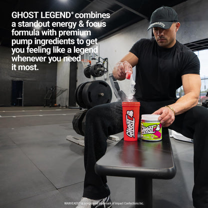 GHOST Legend V3 Pre-Workout Powder, Warheads Sour Watermelon - 30 Servings – Pre