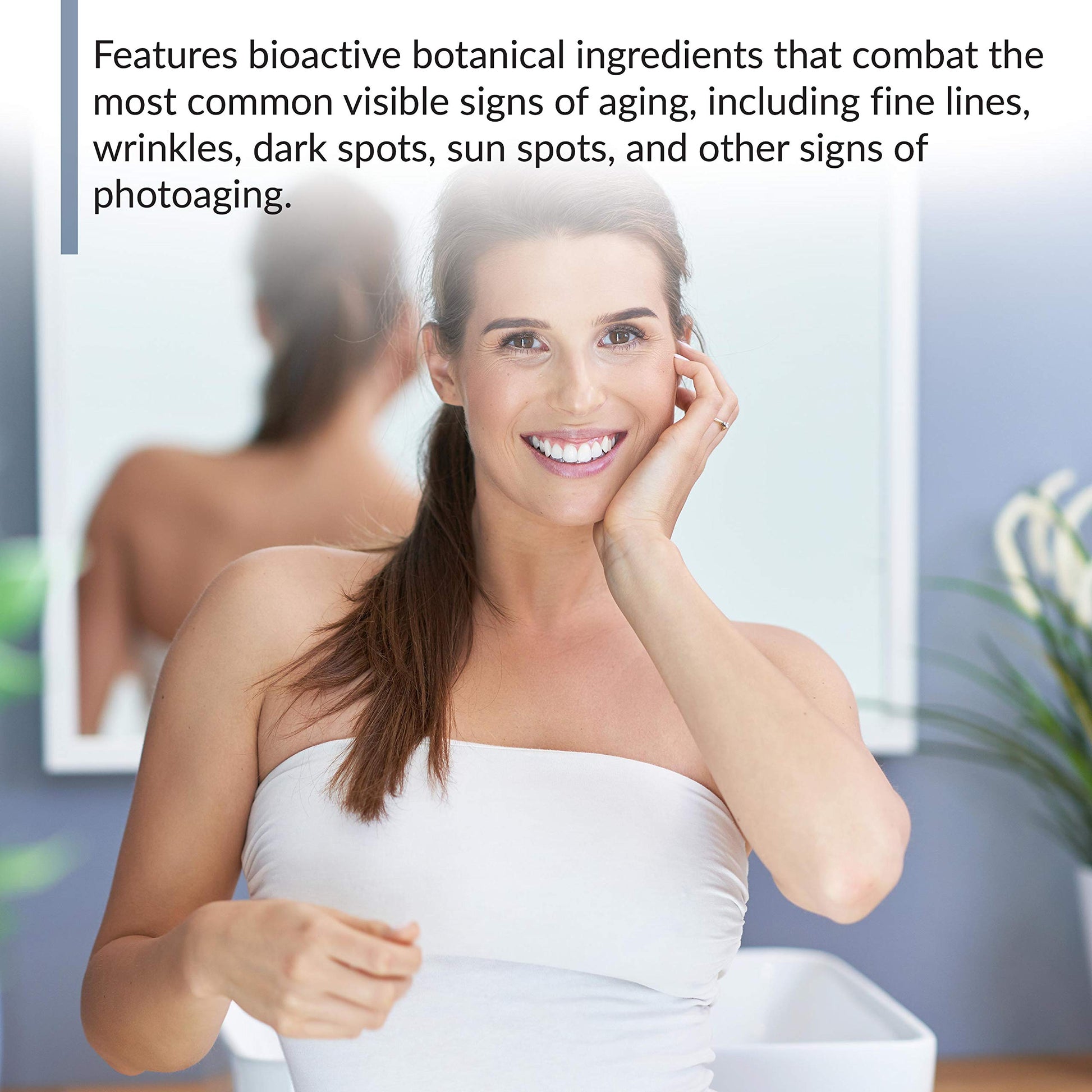 BioTrust Ageless Glow Anti Aging Moisturizer, Skin Brightening Serum with Vitamin C BioTrust