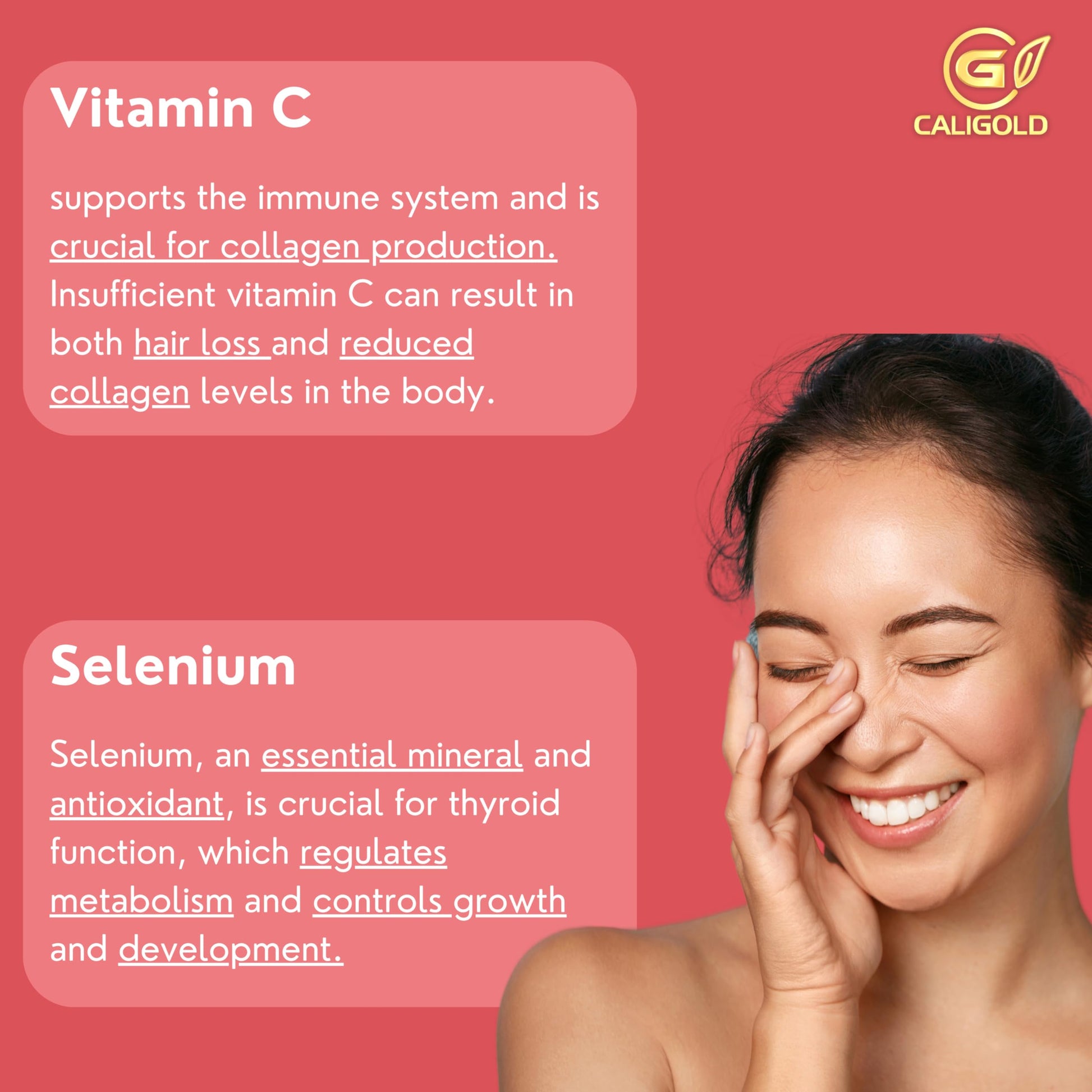 CALIGOLD Health Super Marine Collagen Liquid - Excellent for Hair, Skin, Nails and Joints CALIGOLD