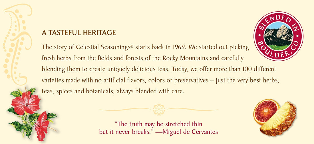 Celestial Seasonings Herbal Tea, Sangria Zinger, 20 Count (Pack of 6)