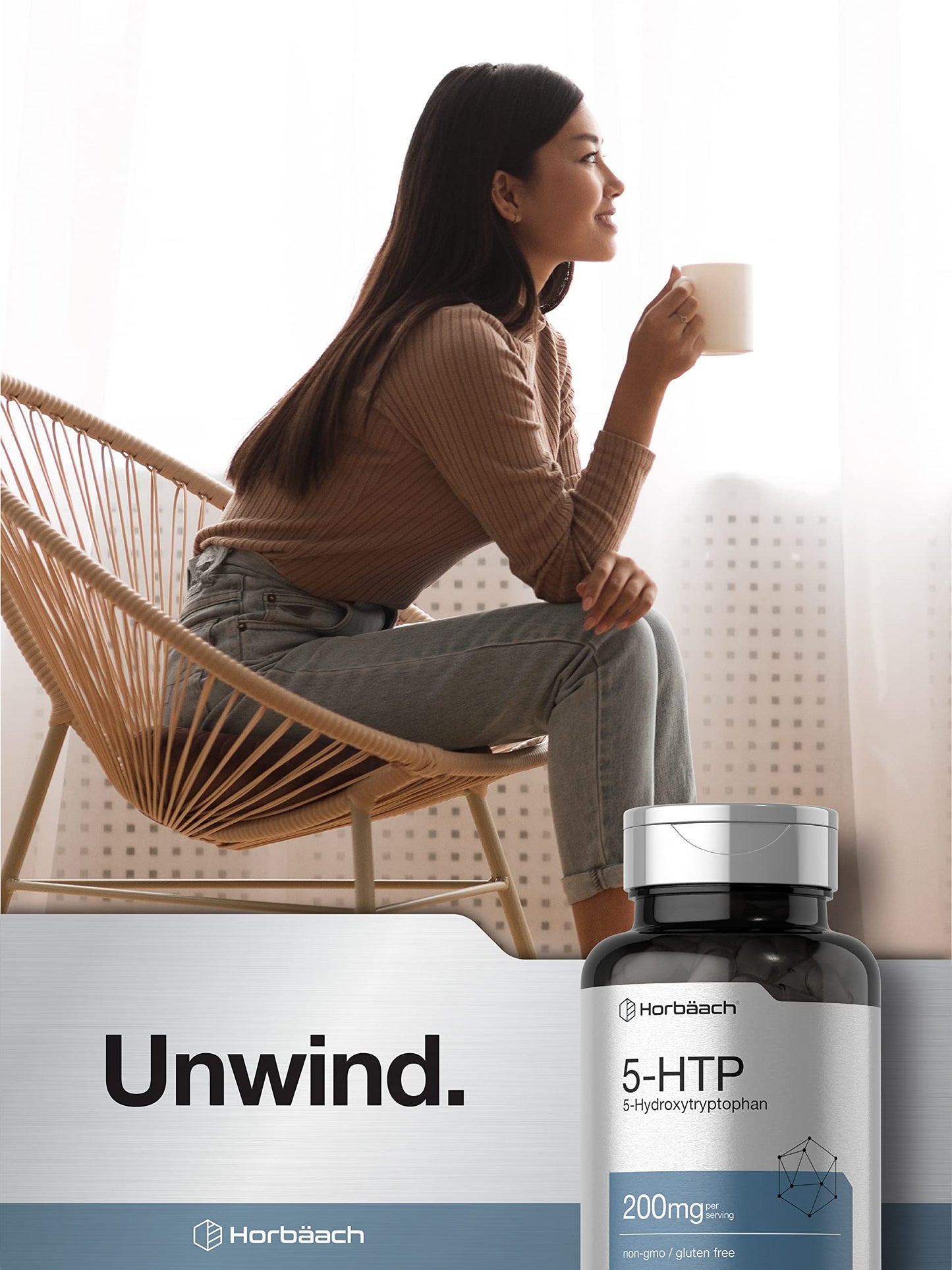 5HTP 200mg Capsules | 180 Capsules | Griffonia Simplicifolia | 5HTP Extra Strength Supple
