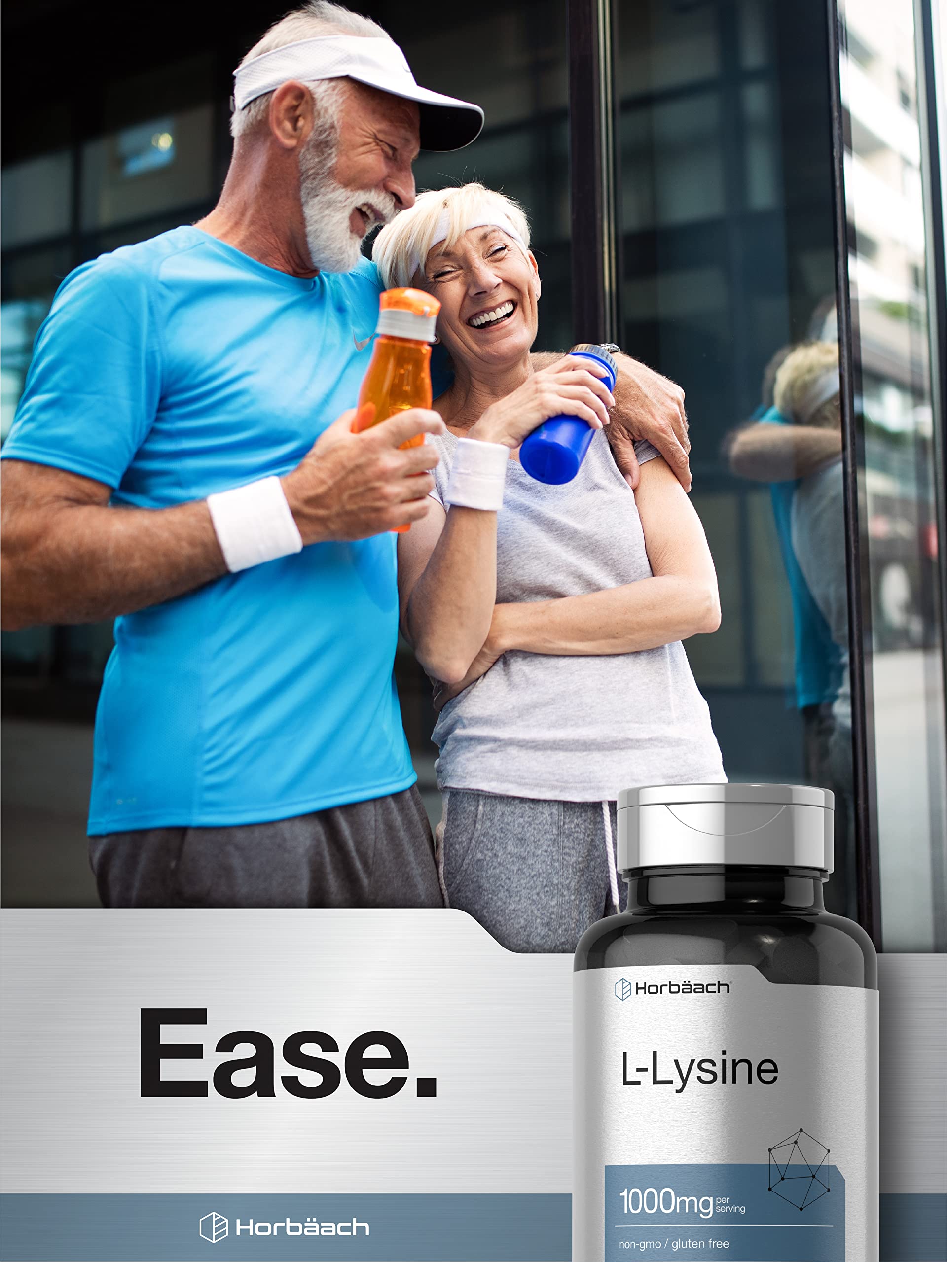 L-Lysine 1000mg | 100 Coated Caplets | Free Form Dietary Supplement | Vegetarian