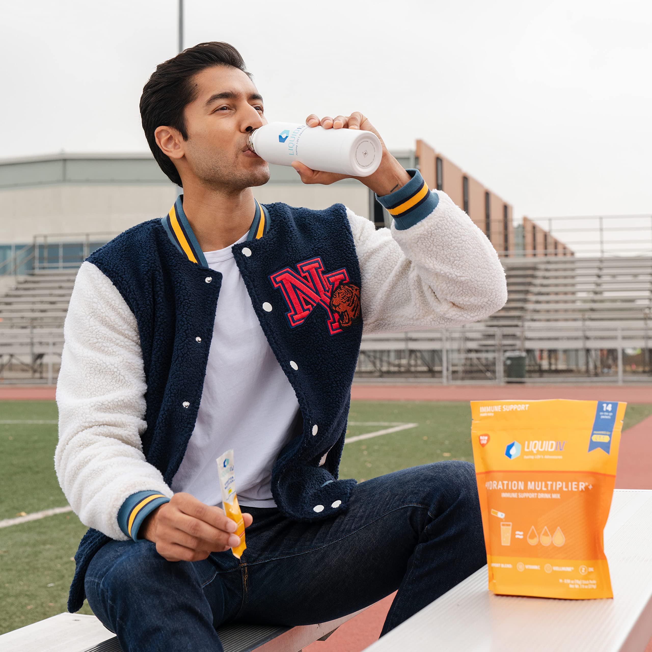 Liquid I.V. Hydration Multiplier + Immune Support - Tangerine - Hydration Powder Packets