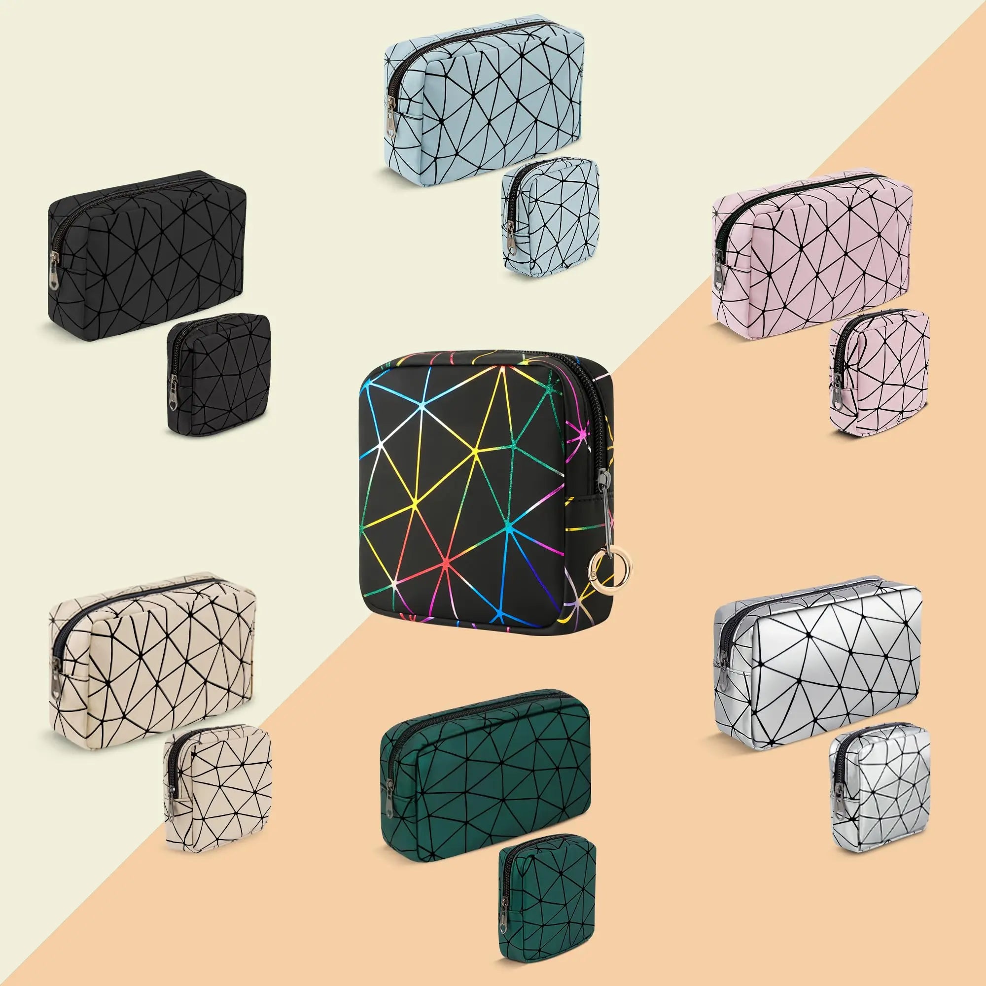 Likesing Sanitary Napkin Storage Bag, Leather First Period Kit for Girls 9-12, Portable Tampon Menstrual Likesing