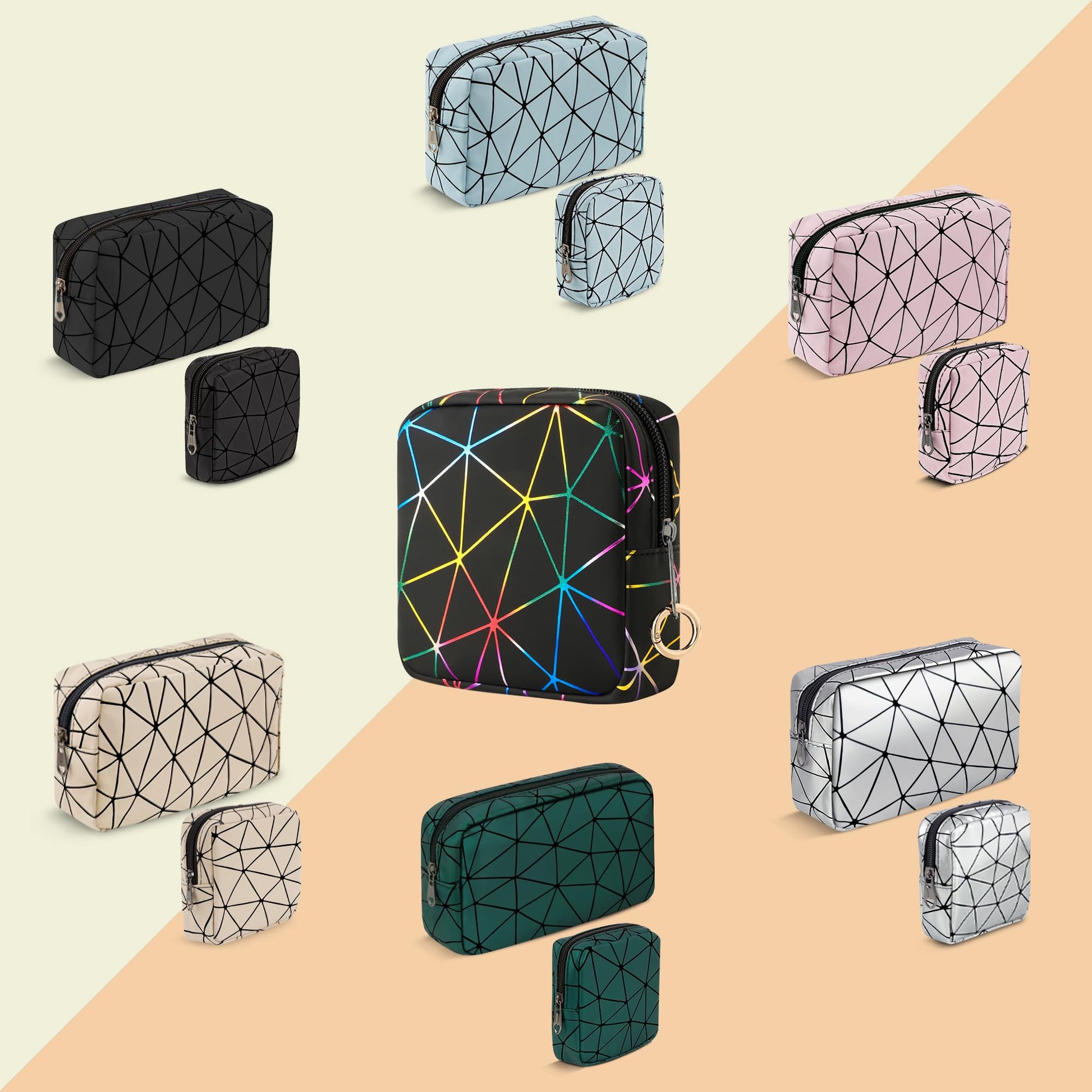 Likesing Sanitary Napkin Storage Bag, Leather First Period Kit for Girls 9-12, Portable Tampon Menstrual Likesing