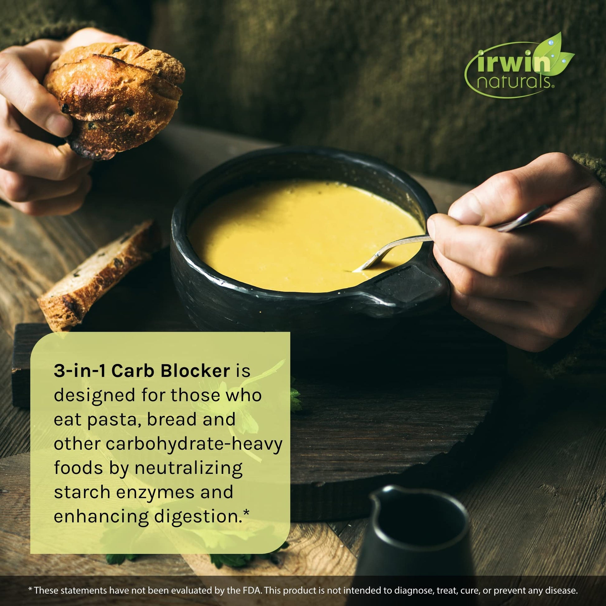 Irwin Naturals Maximum Strength 3-in-1 Carb Blocker - Neutralize Carbohydrates Irwin Naturals