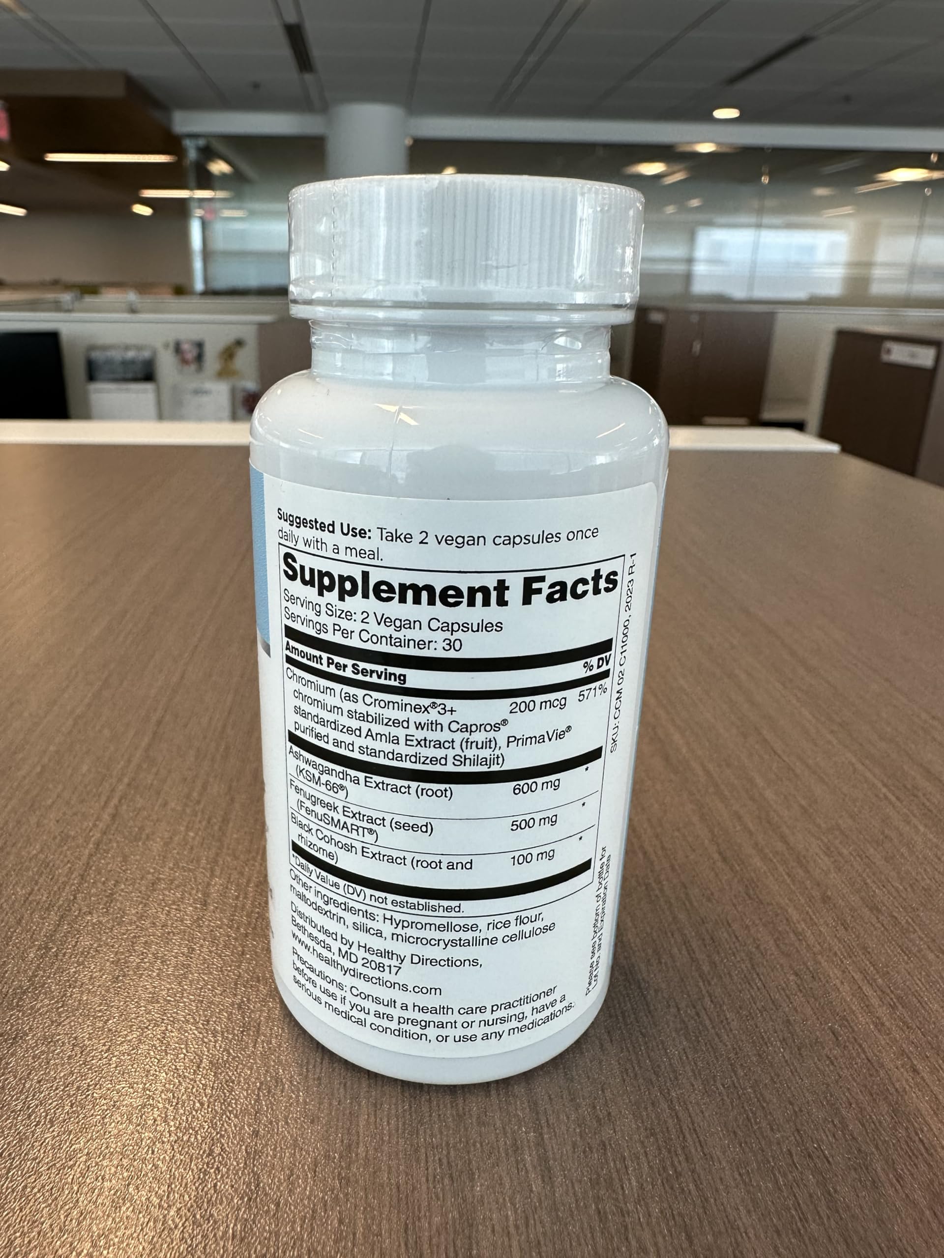 LifeBiome Rise Cool Comfort, Clinical Grade Menopause Relief, Doctor-Formulated, KSM-66 Ashwagandha Healthy Directions