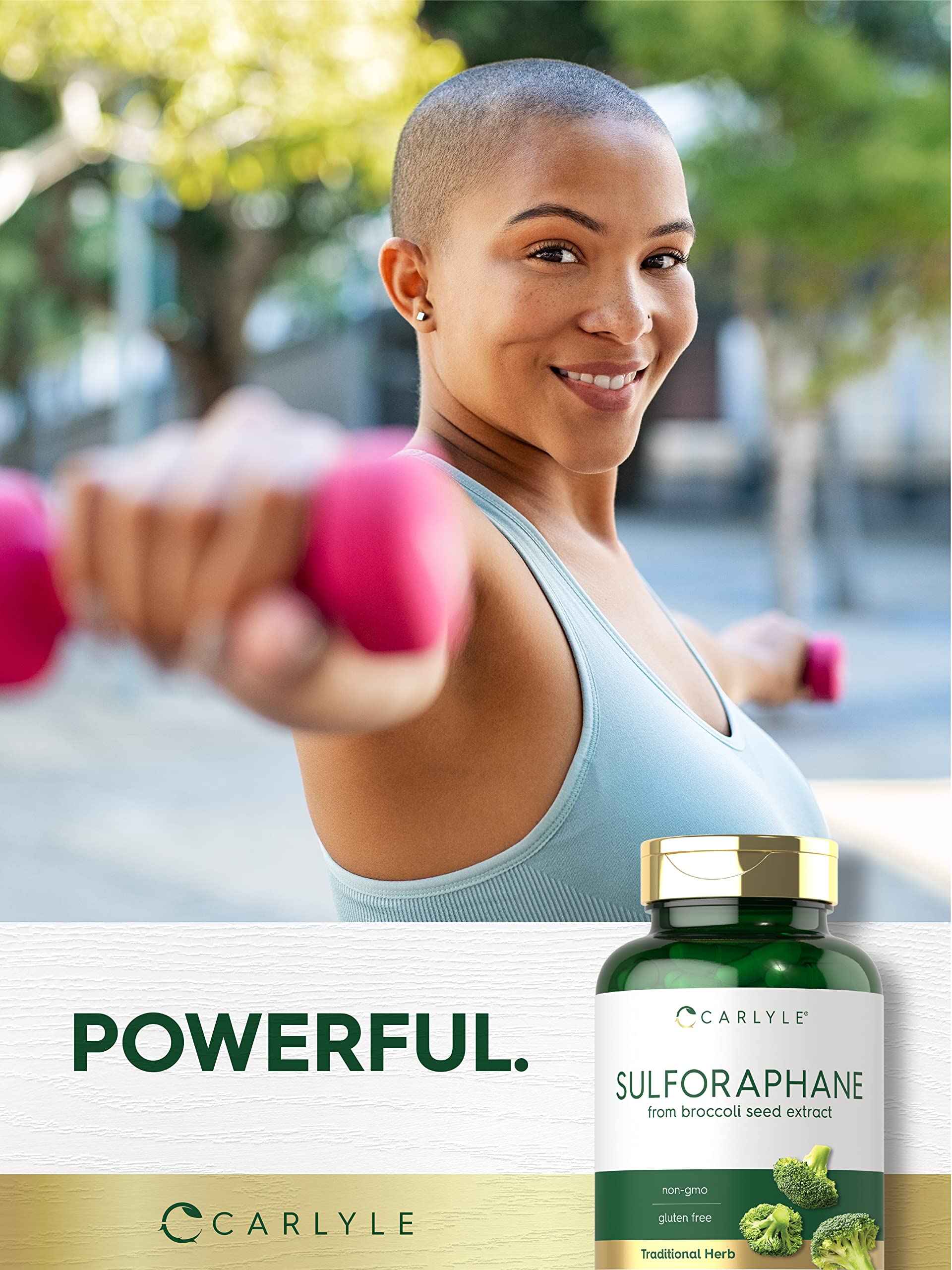 Carlyle Sulforaphane | from Broccoli Seed Extract | 180 Capsules | Traditional Herbal Carlyle