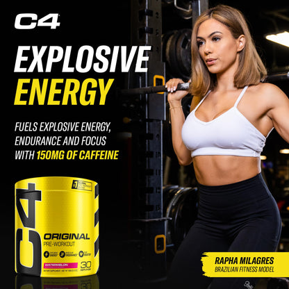 Cellucor C4 Original Pre Workout Powder Watermelon Sugar Free Preworkout Energy