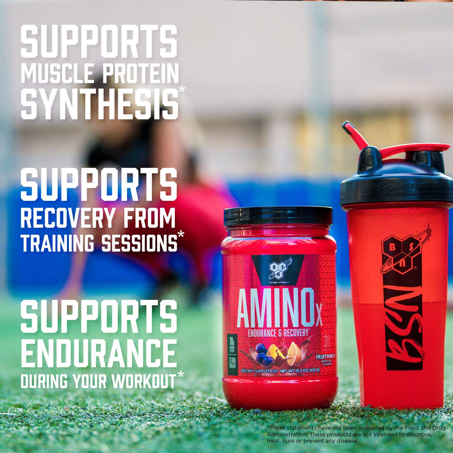 BSN Amino X Muscle Recovery & Endurance Powder with BCAAs, Intra Workout Support, 10 Grams of Amino Acids, Keto Friendly, Caffeine Free, Flavor: Fruit Punch, 30 servings (Packaging May Vary) BSN
