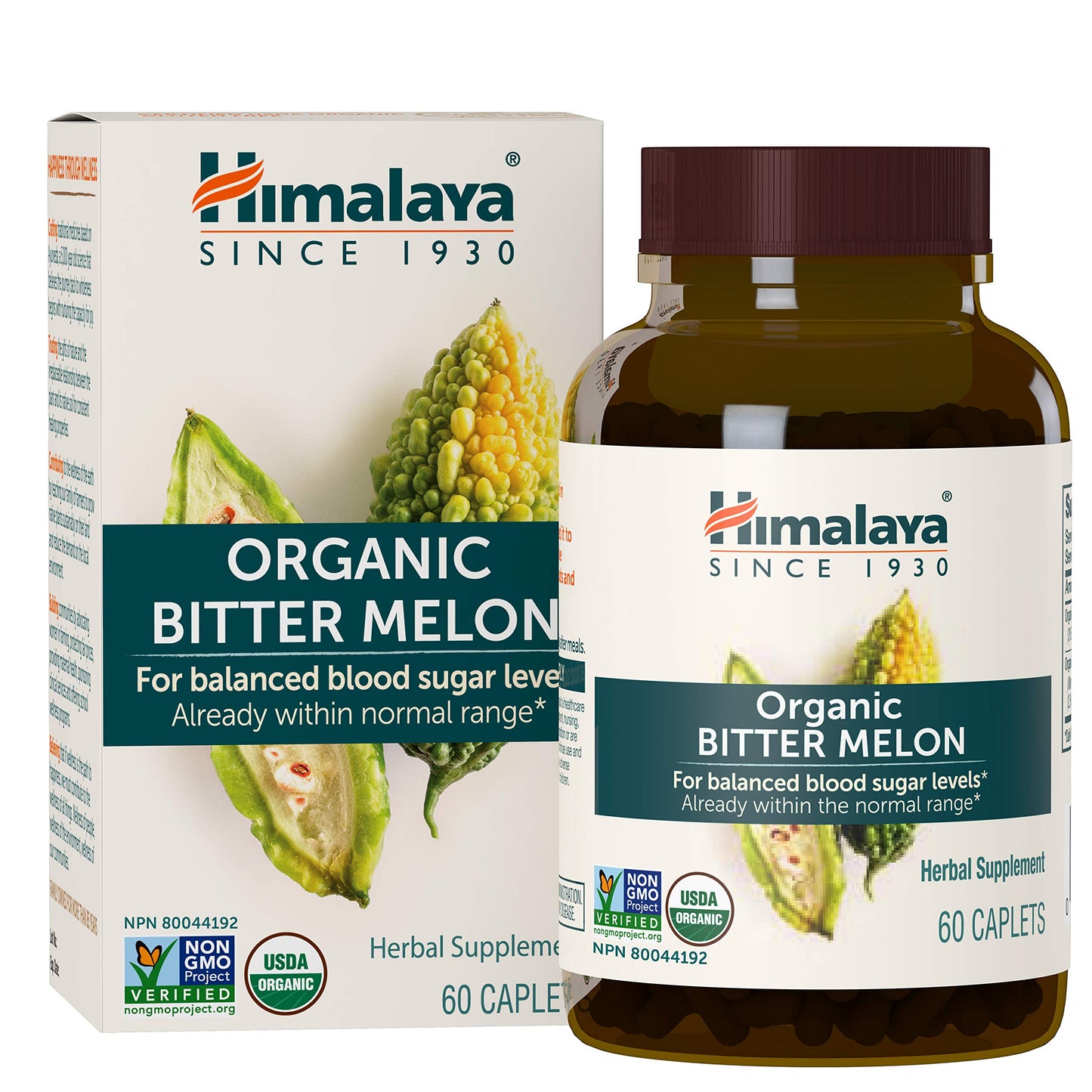 Himalaya Organic Bitter Melon/Karela Herbal Supplement, Glycemic Support and Weight