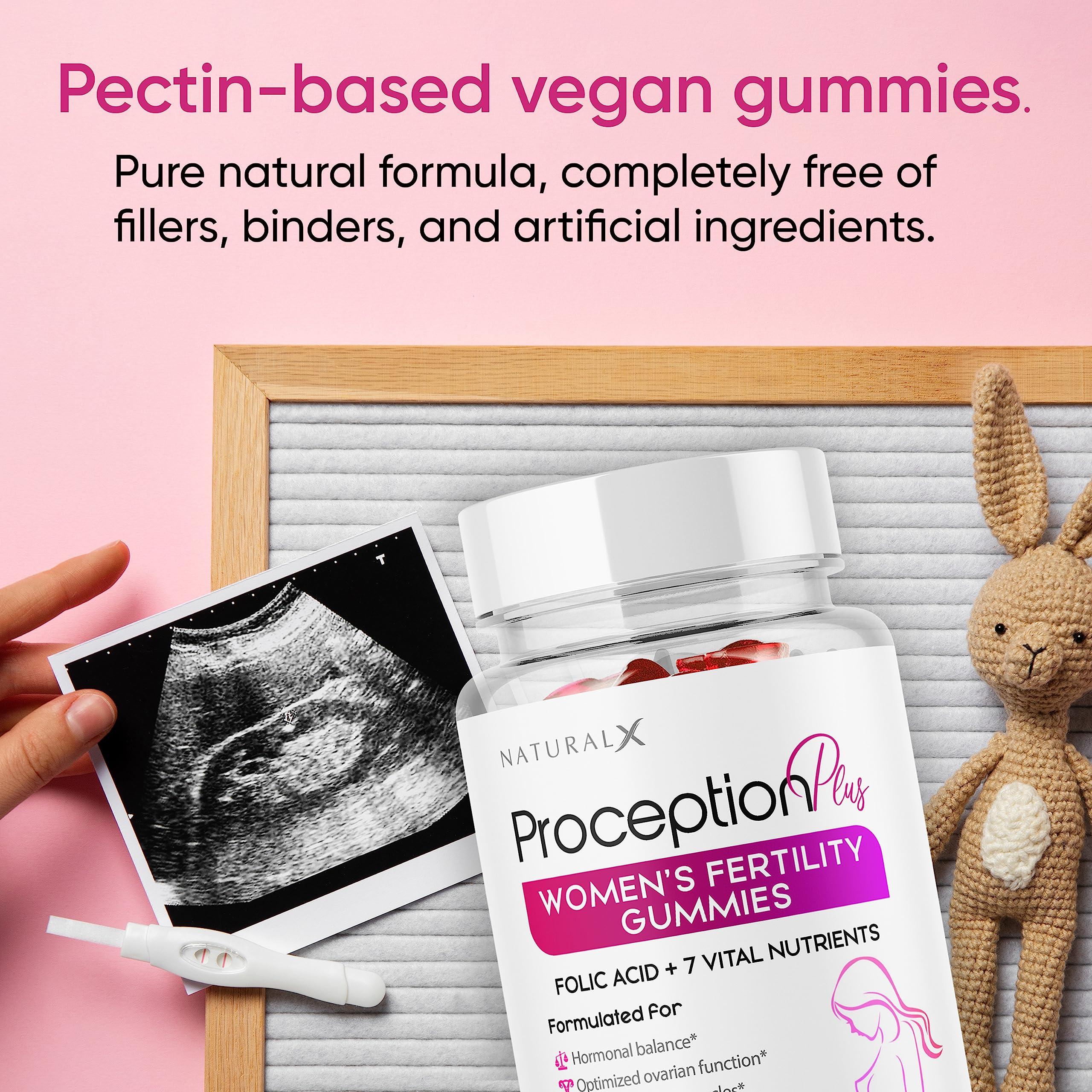 Proception Plus Fertility Gummies – Regulate Your Cycle, Balance Hormones, Aid Ovulation Natural X