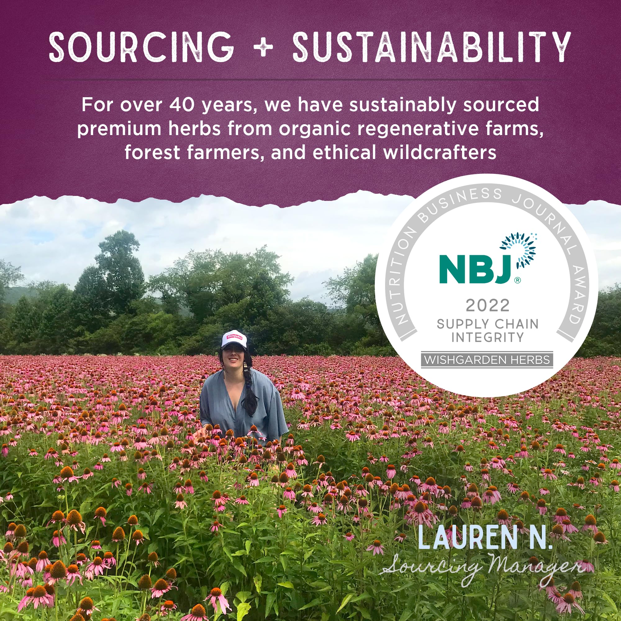 WishGarden Herbs Cycle Changes Herbal Menopause Support - Plant-Based Supplement w/Black Cohosh WishGarden