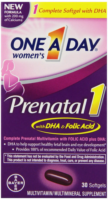 One A Day Women's Prenatal 1 Multivitamin, Supplement for Before, During, and Post Pregnancy