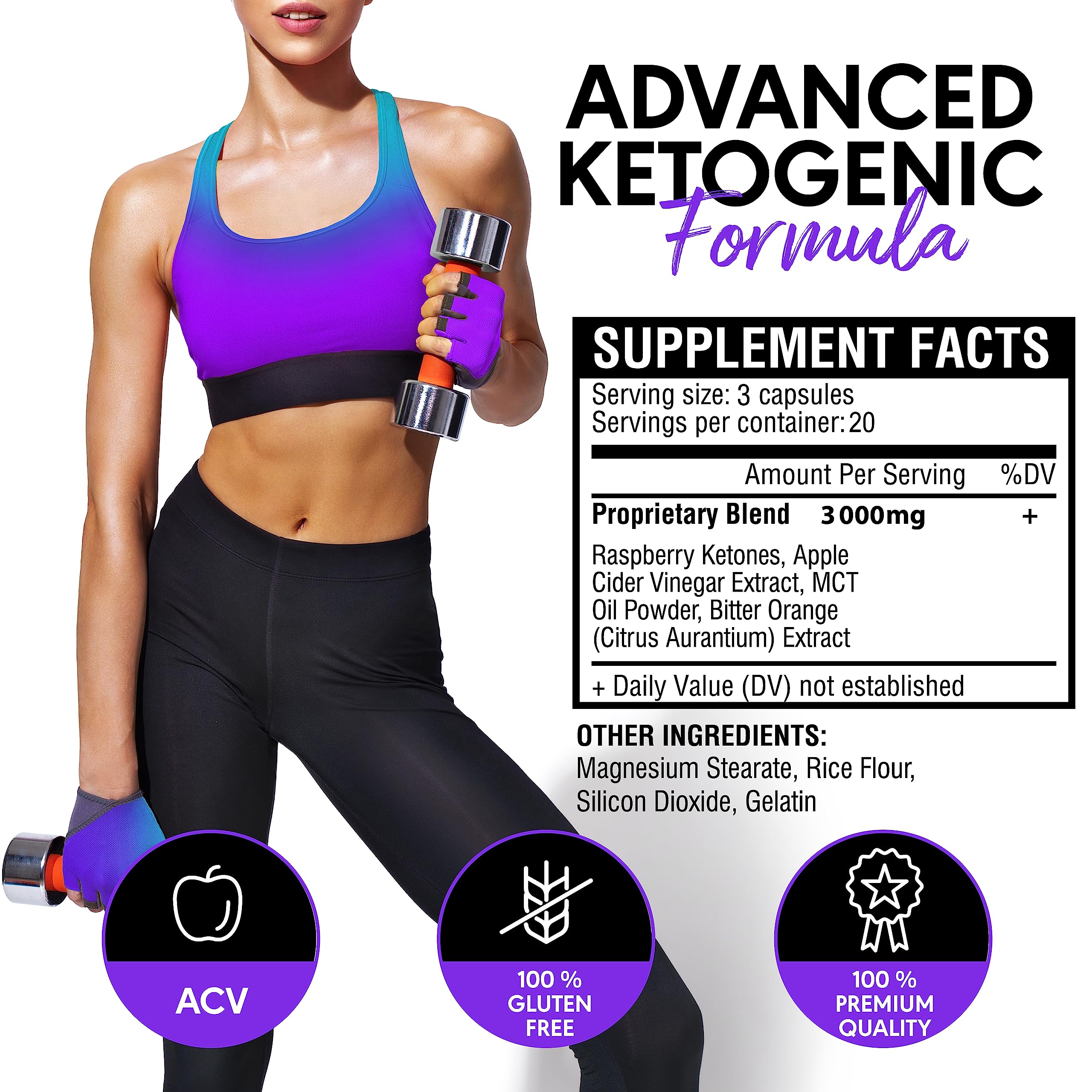 Complete Keto Pills - Keto Fast Exogenous Ketones Supplement for Improved Focus and Stamina Kinpar Pharma