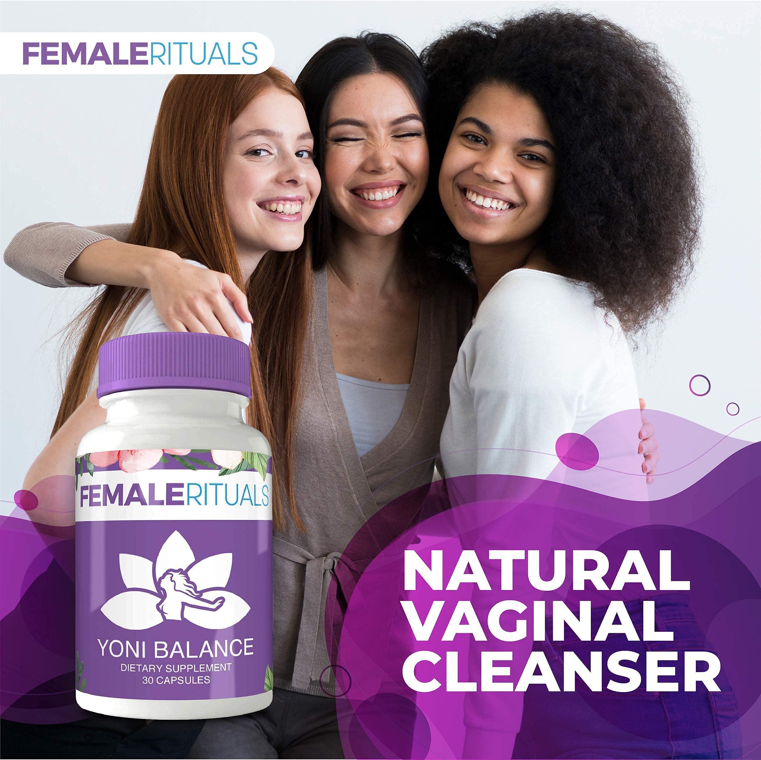 FEMALE RITUALS - Vaginal Moisturizer Boric Acid Suppositories for PH Balance - Bad Odors FEMALE RITUALS