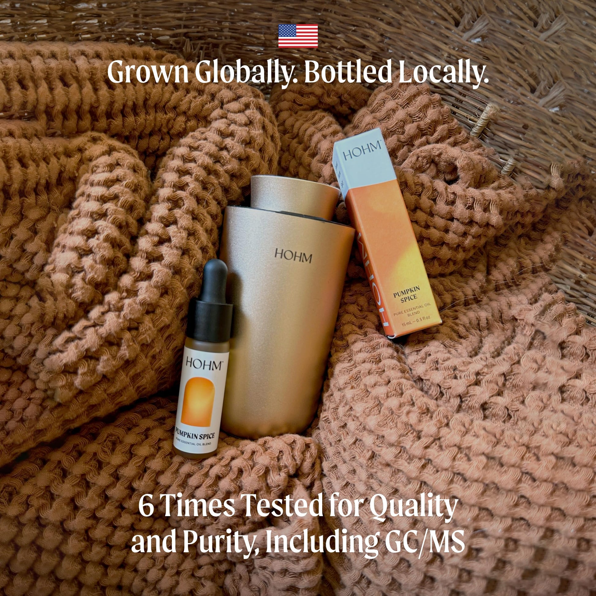 Hohm Pumpkin Spice Essential Oil Blend - Natural, Pure Essential Oil for Your Home Diffuser Hohm