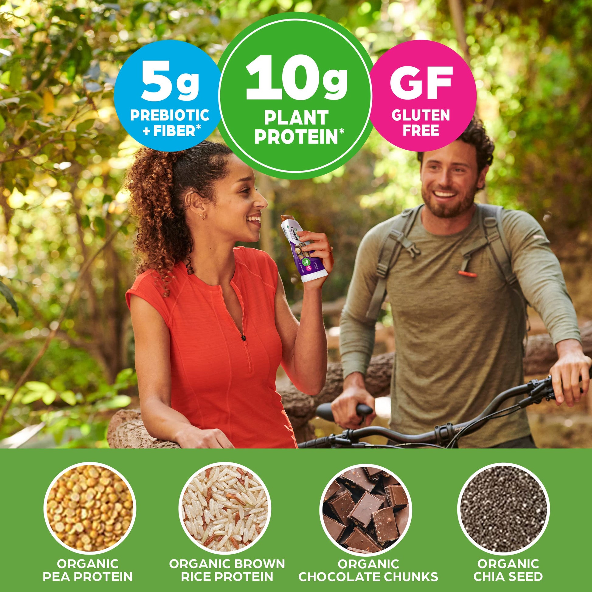 Orgain Organic Vegan Protein Bars, Smores - 10g Plant Based Protein, Gluten Free Snack Orgain