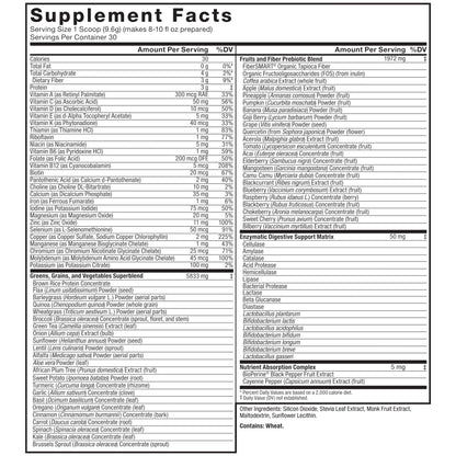 FORCE FACTOR Smarter Greens Daily Wellness Powder to Support Energy, Immunity & Digestion