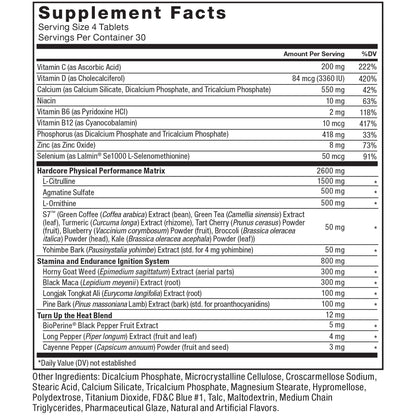 Force Factor Score! Hardcore Nitric Oxide Booster Supplement for Men with L-Citrulline