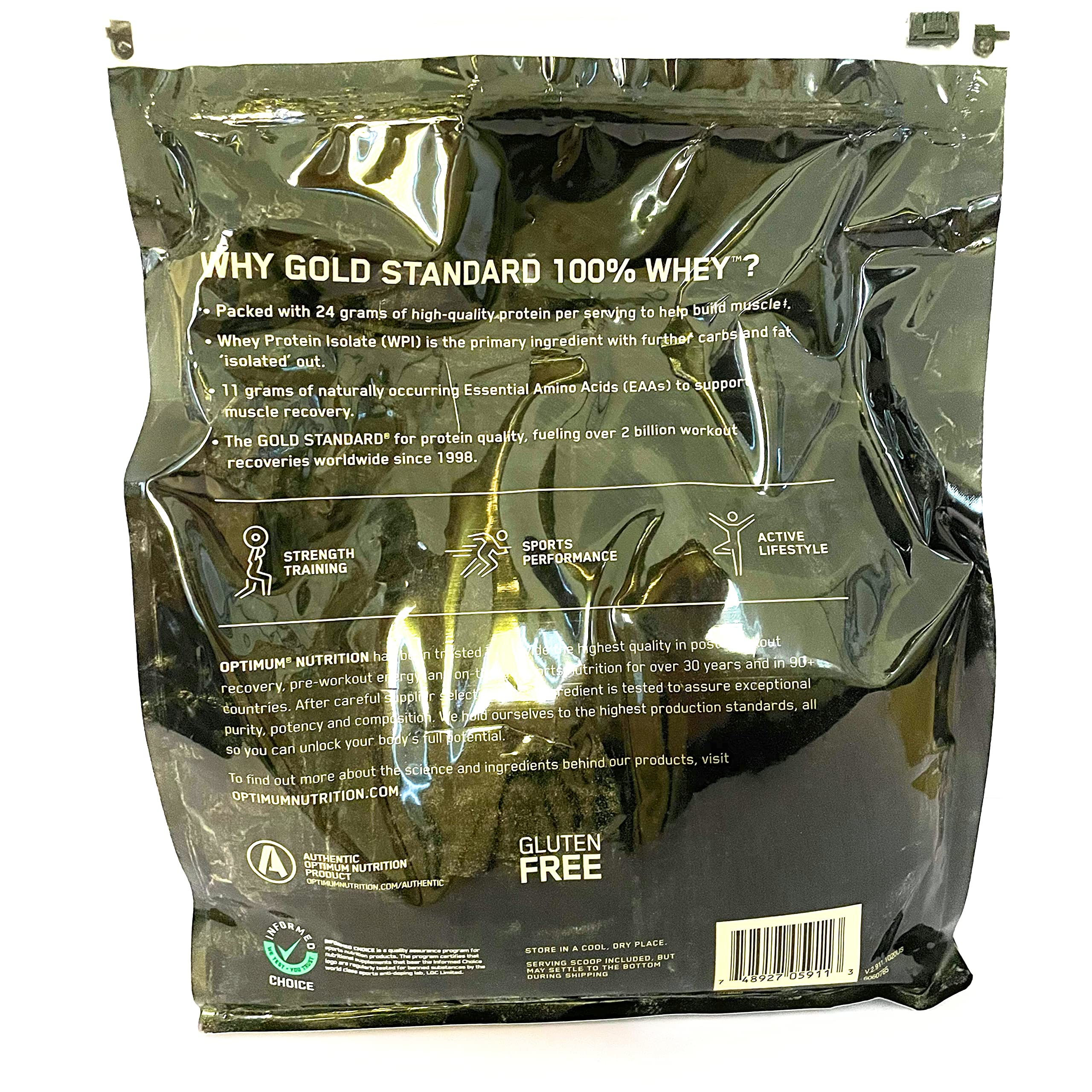 100% Whey Gold Standard, Extreme Milk Chocolate, 5 lb