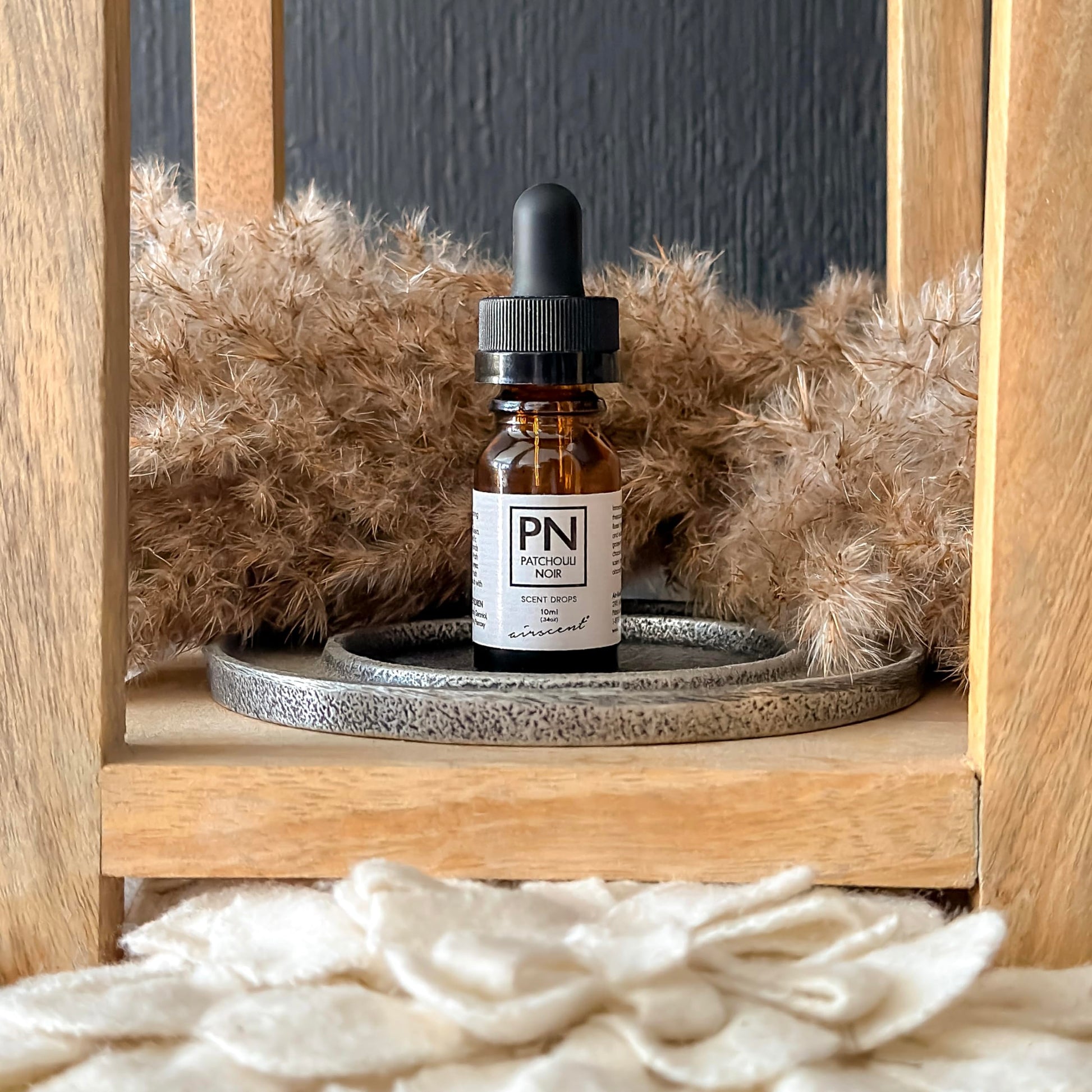 Patchouli Noir Diﬀuser Oil - Air-Scent Aroma and Essential Oil Blend - 10 Milliliter (.34 ﬂ oz) Air-Scent