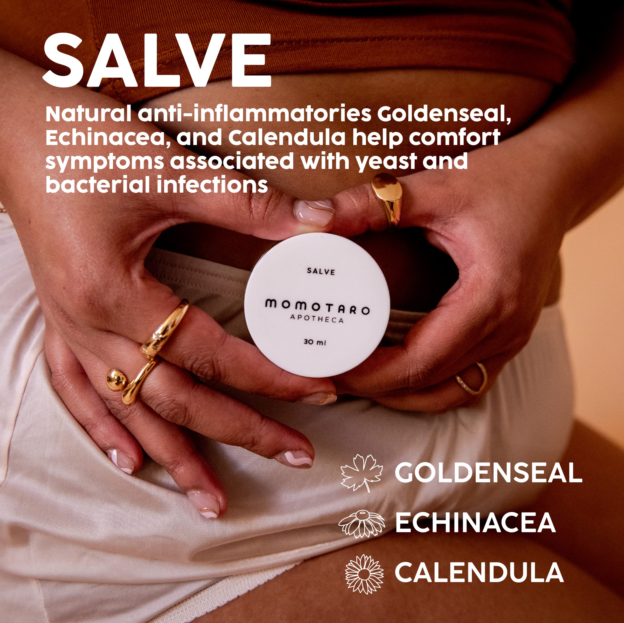 MOMOTARO APOTHECA Vaginal Moisturizer, Organic Vulva Salve - Intimate Soothing Balm MOMOTARO APOTHECA