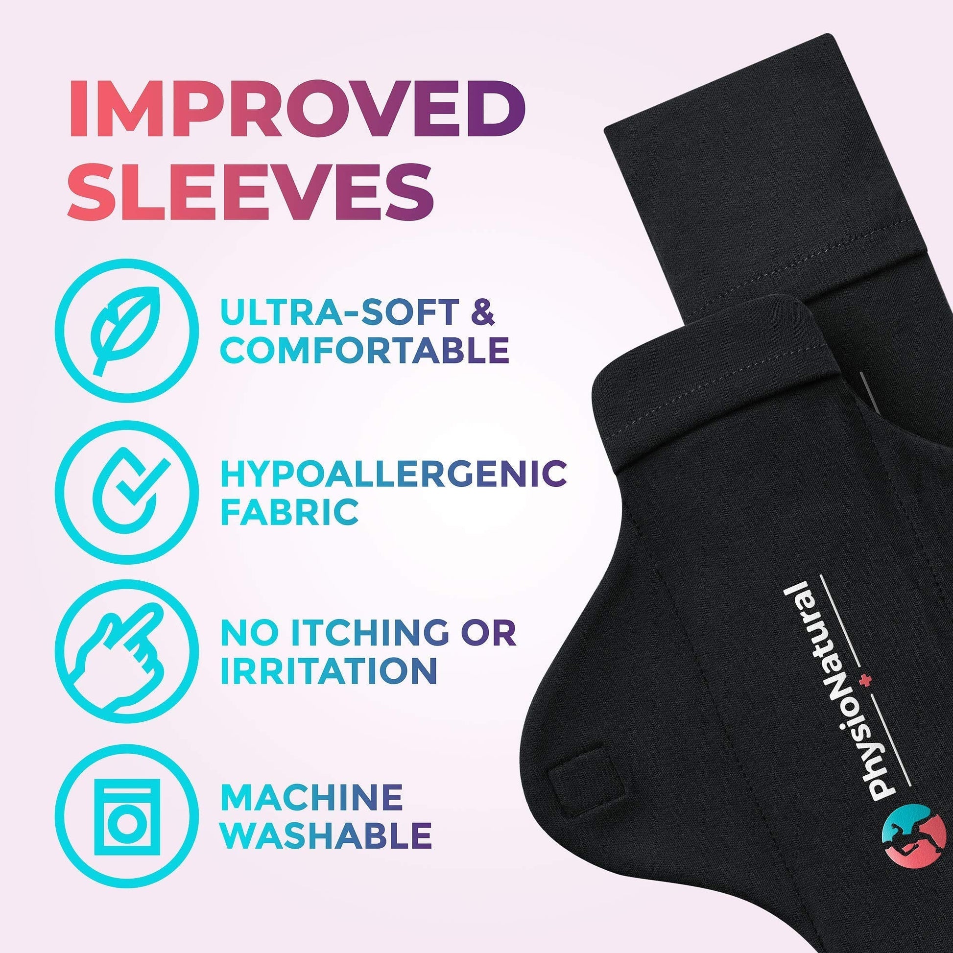 Reusable Perineal Ice Packs with Washable Sleeves – for Hemorrhoids, Postpartum Vaginal Pain PhysioNatural