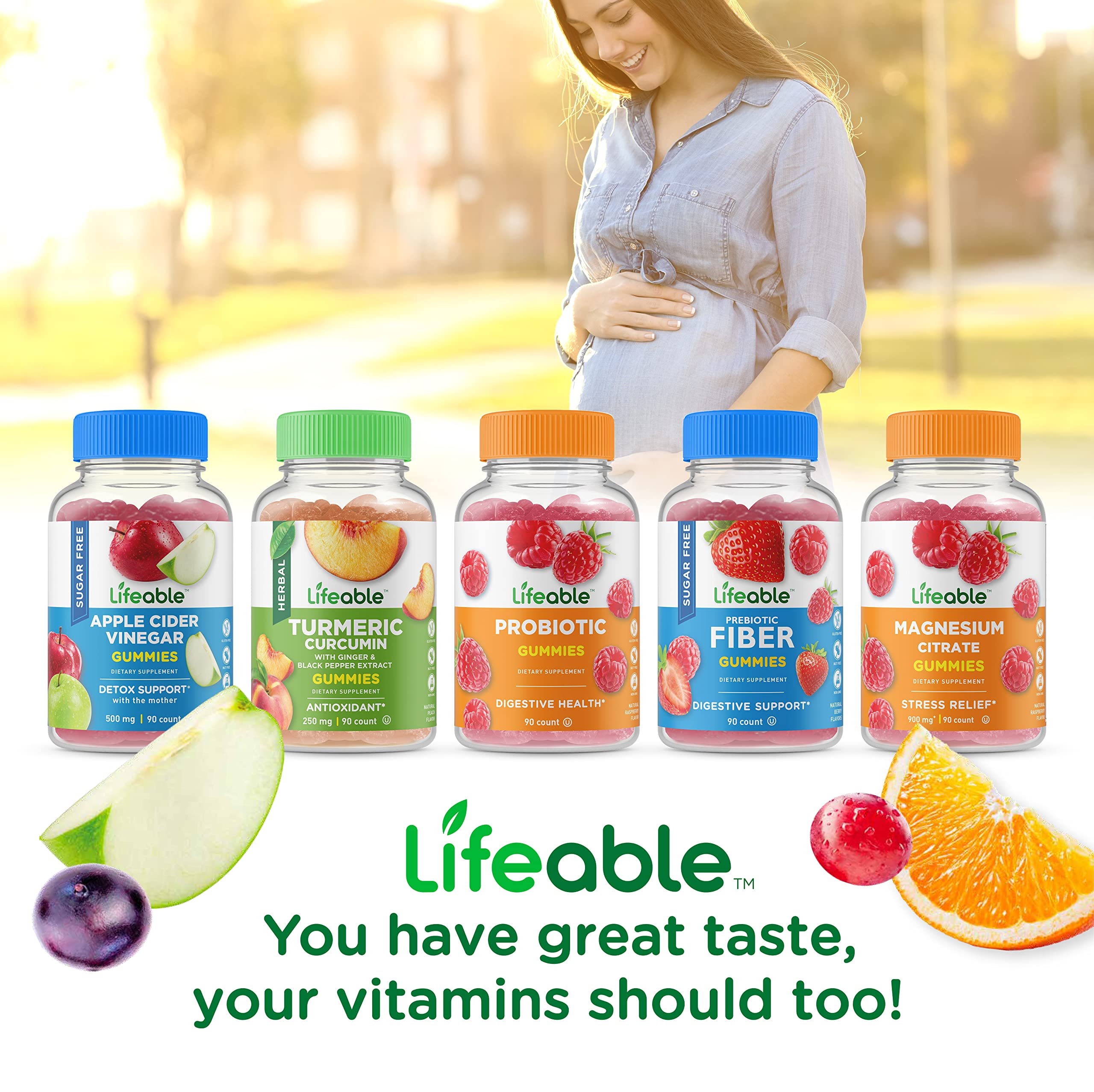 Lifeable Women's Prenatal Multivitamin + Vitamin D 10000 IU, Gummies Bundle - Great Tasting, Vitamin Lifeable