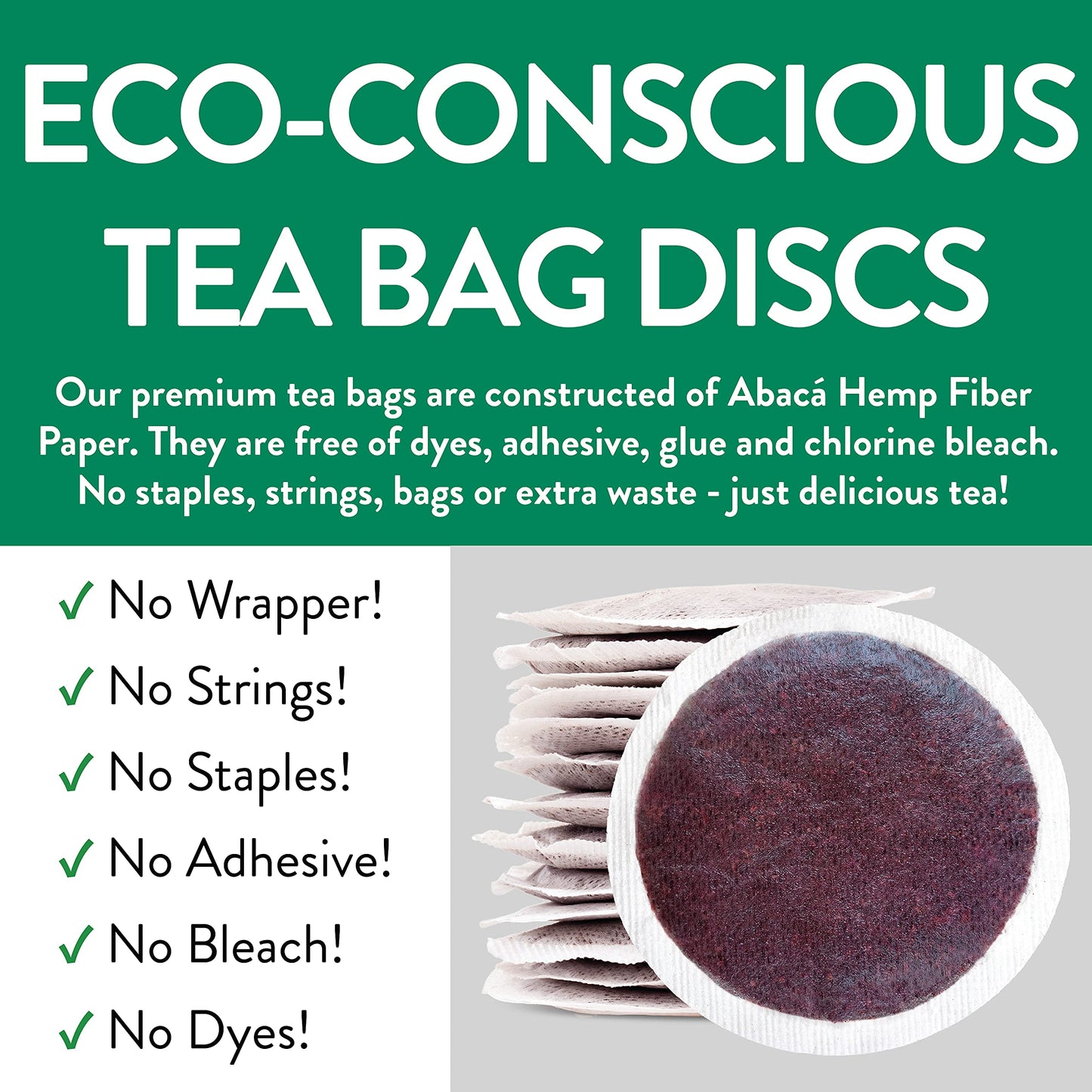 FGO Organic Hibiscus Tea, Eco-Conscious Tea Bags, 100 Count, Packaging May Vary
