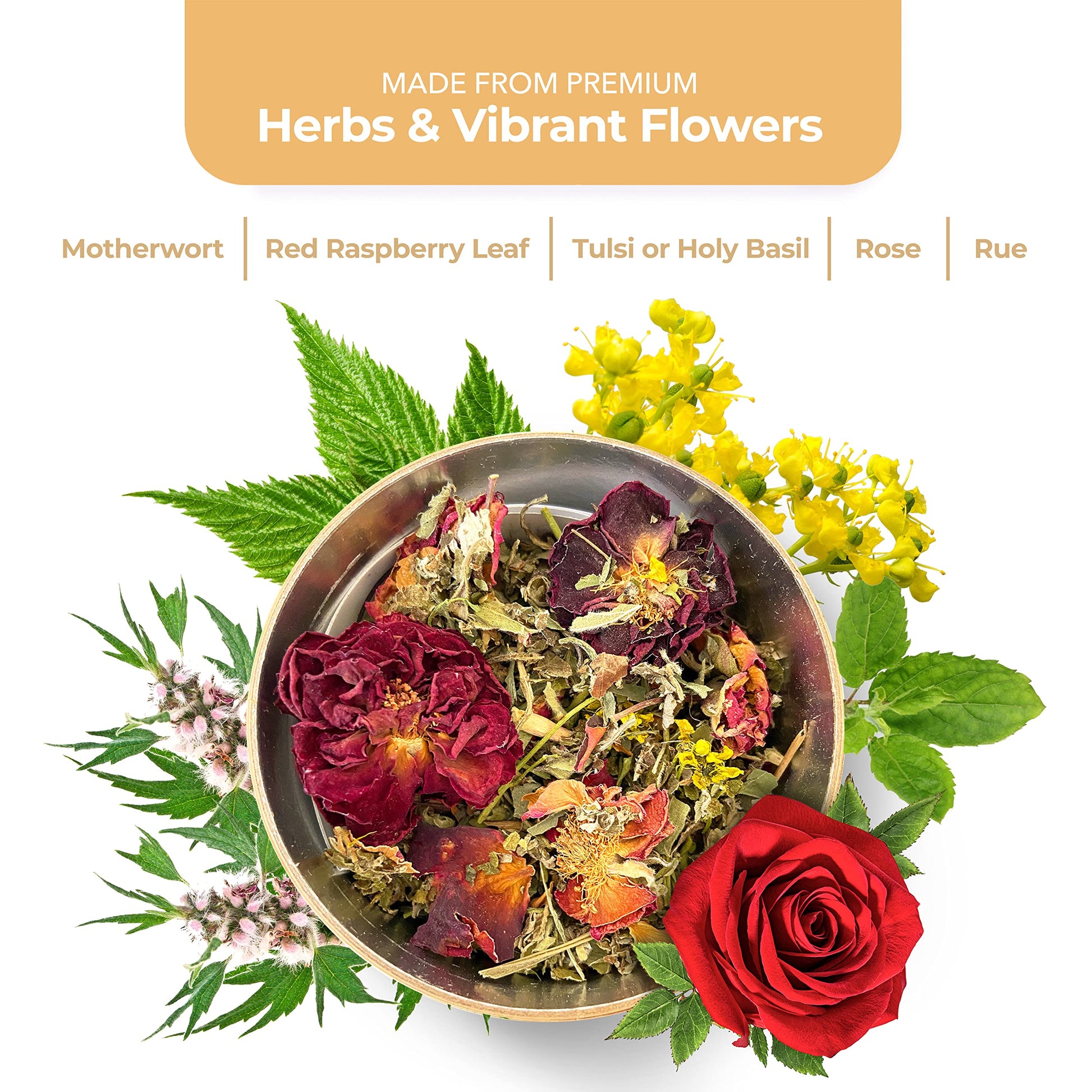 Yoni Steam Herbs Creativity Blend, Receptivity & Fertility Yoni Herbs for Cleansing and Toning Leiamoon