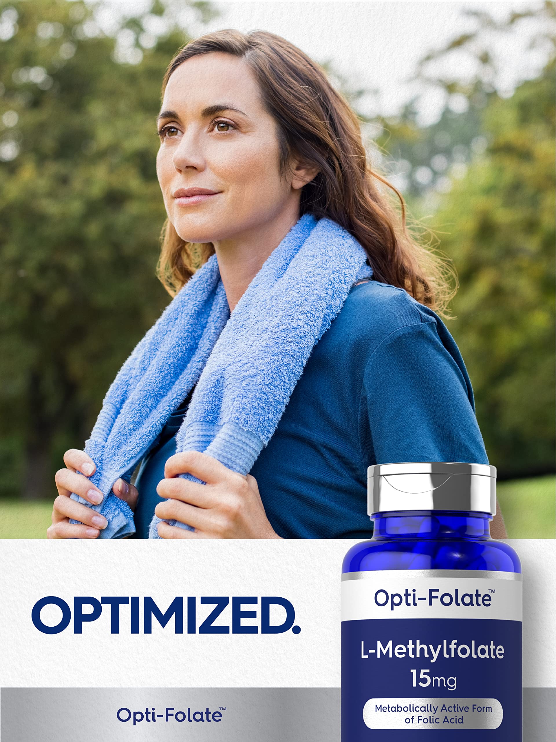 Carlyle L Methylfolate 15mg | 120 Capsules | Value Size | Max Potency | Optimized Carlyle