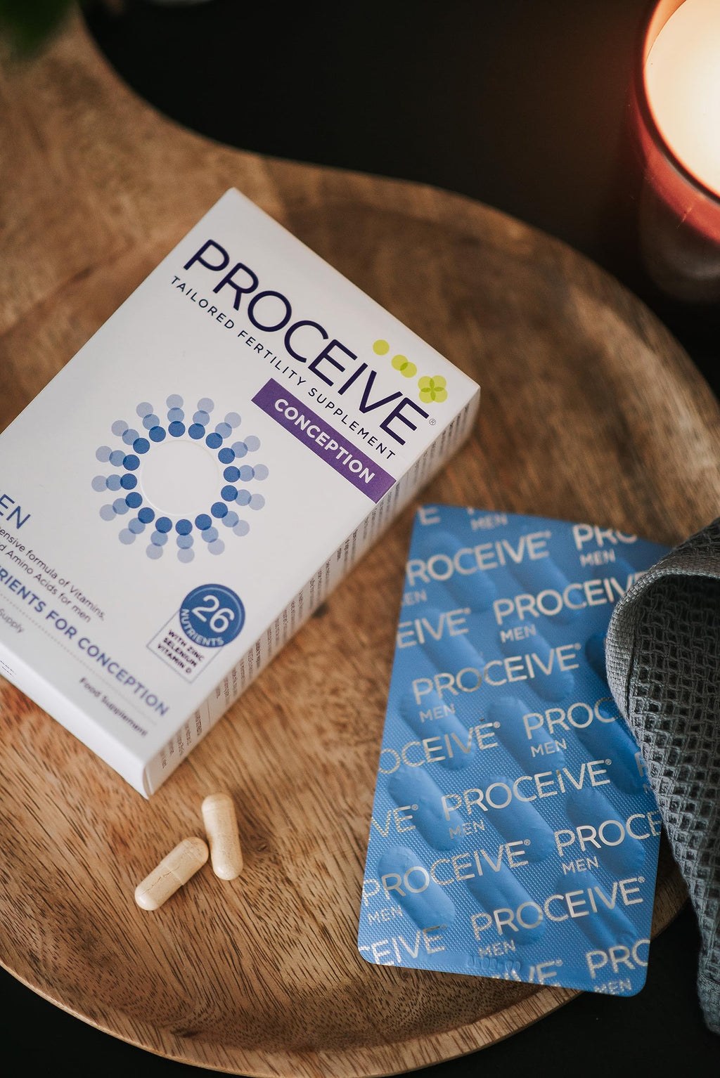 Proceive® Men Fertility Supplement for Conception - Vitamins & Minerals for Men Trying