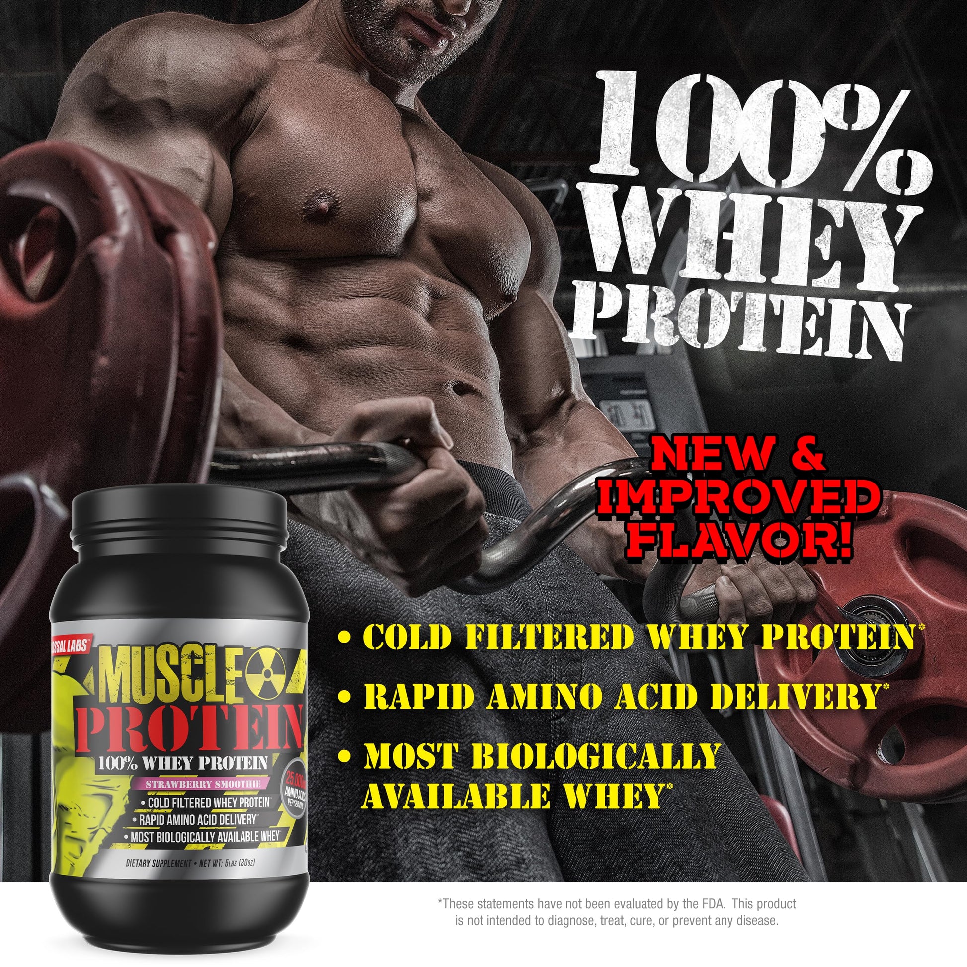 COLOSSAL LABS Whey Protein Powder [15 lbs/Pack of 1]– Chocolate Protein, Cold Filtered COLOSSAL LABS