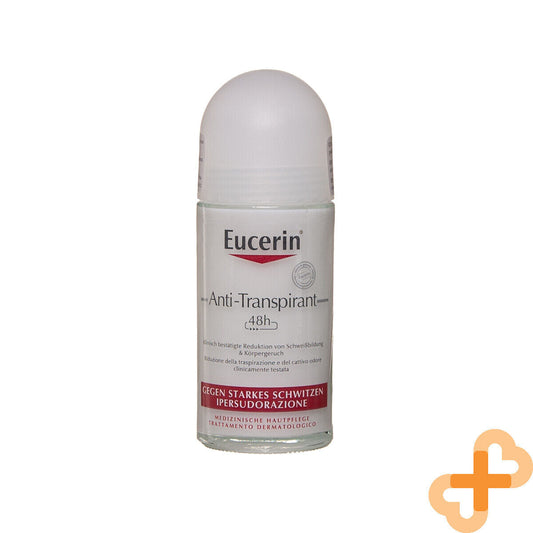 Eucerin Anti-Transpirant 48H Deodorant Odor Sensitive Skin Sweating Roll