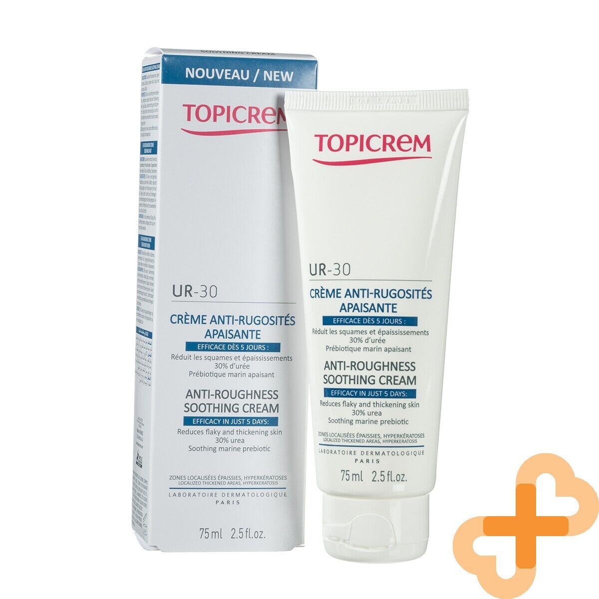TOPICREM UR-30 Cream with Urea for Dry Skin 75ml Topicrem