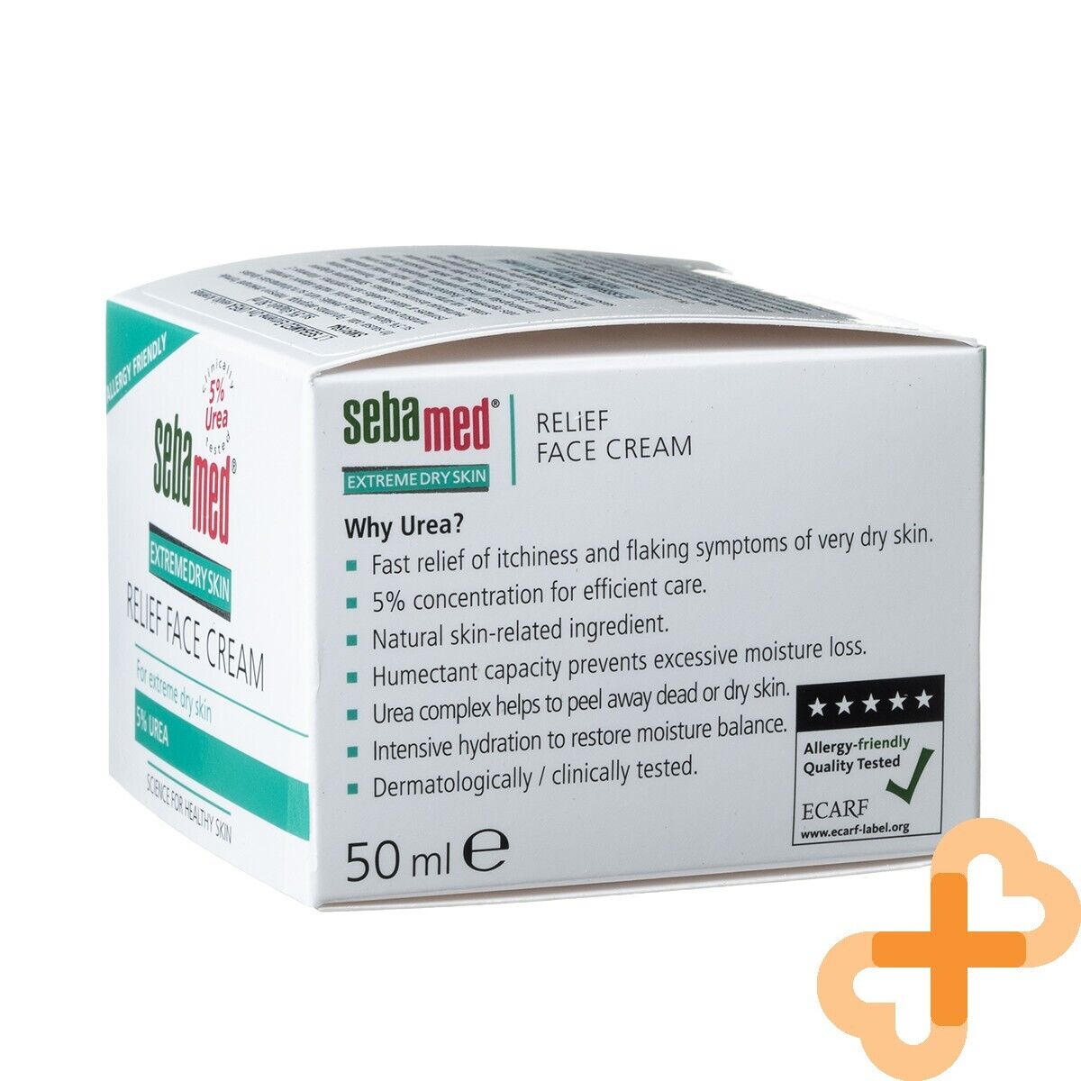 SEBAMED EXTREME DRY SKIN Urea 5% Relief Face Cream Allergy Friendly SebaMed