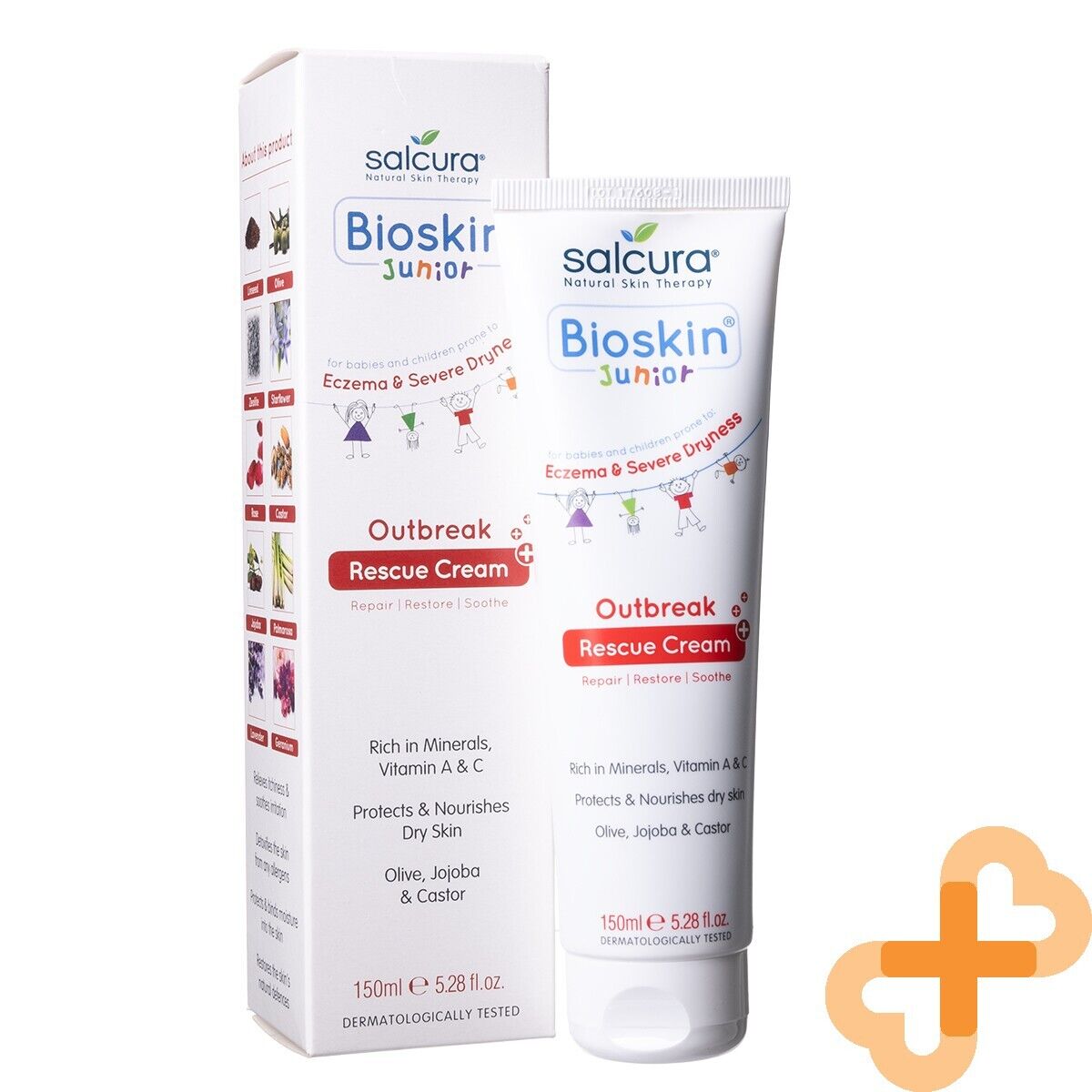 SALCURA Bioskin Junior Outbreak Rescue Cream for Children's Sensitive Salcura