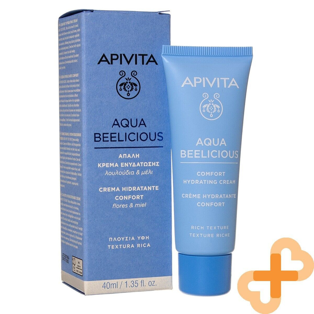 APIVITA AQUA Beelicious Comfort Face Cream for Dry Skin 40 ml Flowers APIVITA