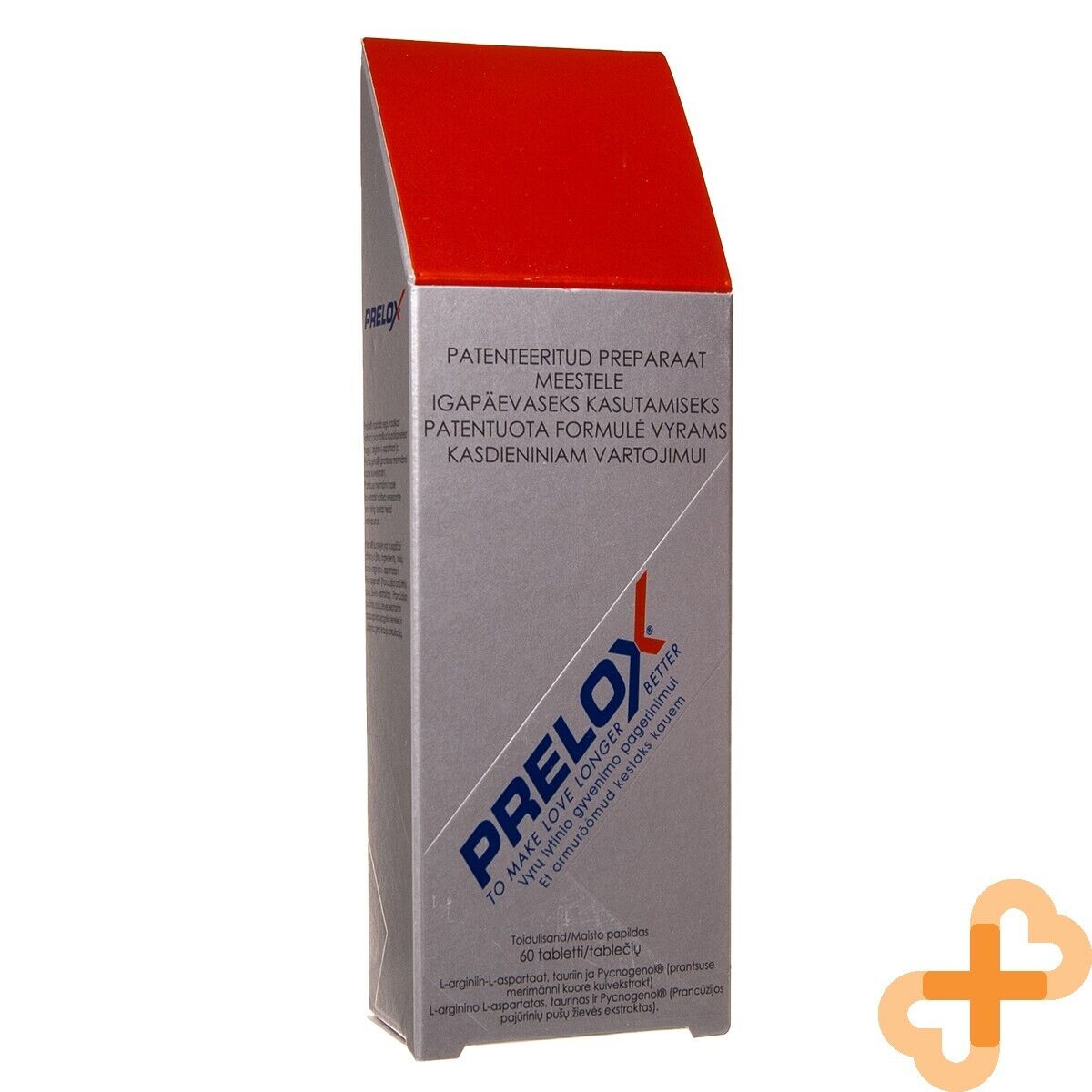 PRELOX 60 Tablets Supplement For Men's Sexual Health L-arginine Pycnog PRELOX