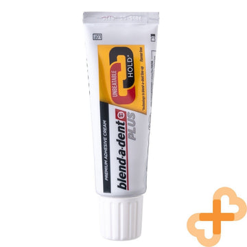 BLEND-A-DENT PLUS DuoPower Oral Denture Adhesive Cream Glue 40g Blend-a-Dent