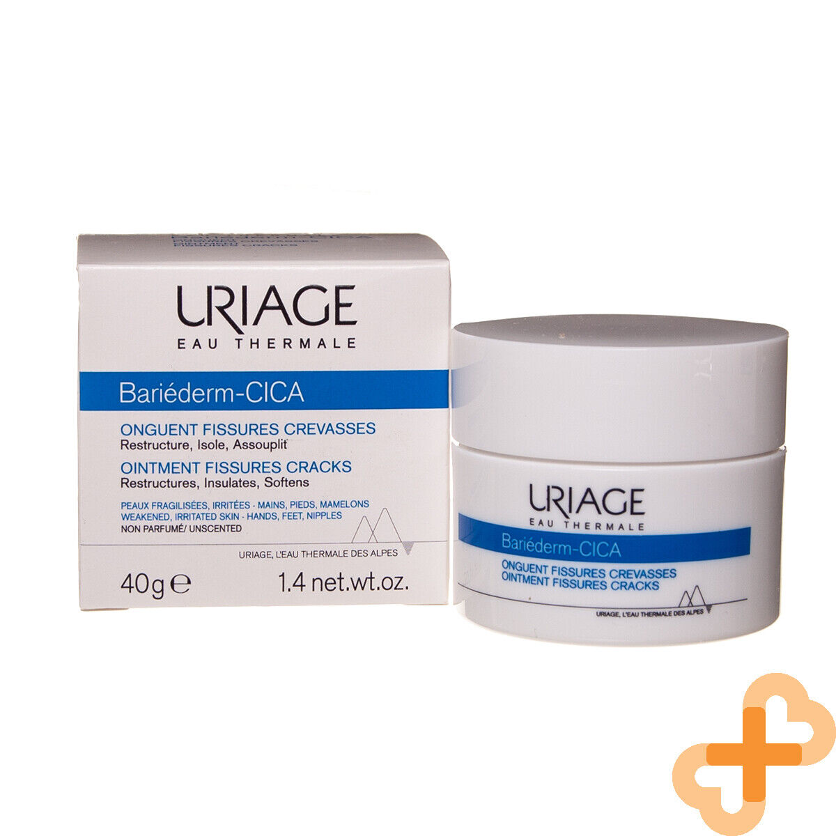 Uriage Bariederm Ointment Fissures Cracks 40ml Restructures Insulates Uriage