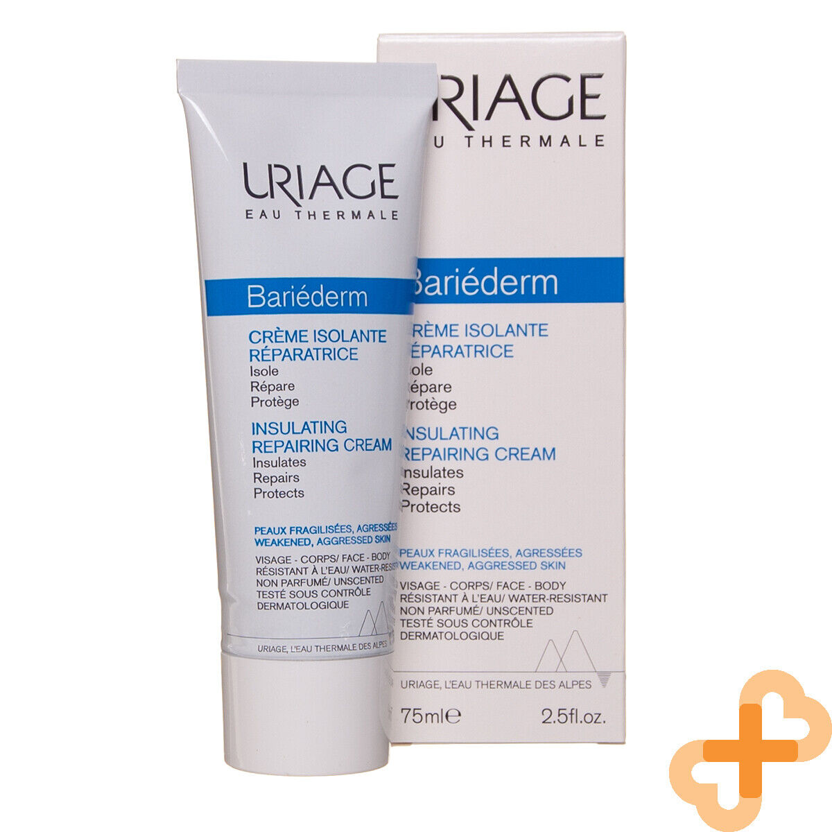 Uriage Bariederm Insulating Repairing Cream 75ml Face Body Protects Uriage